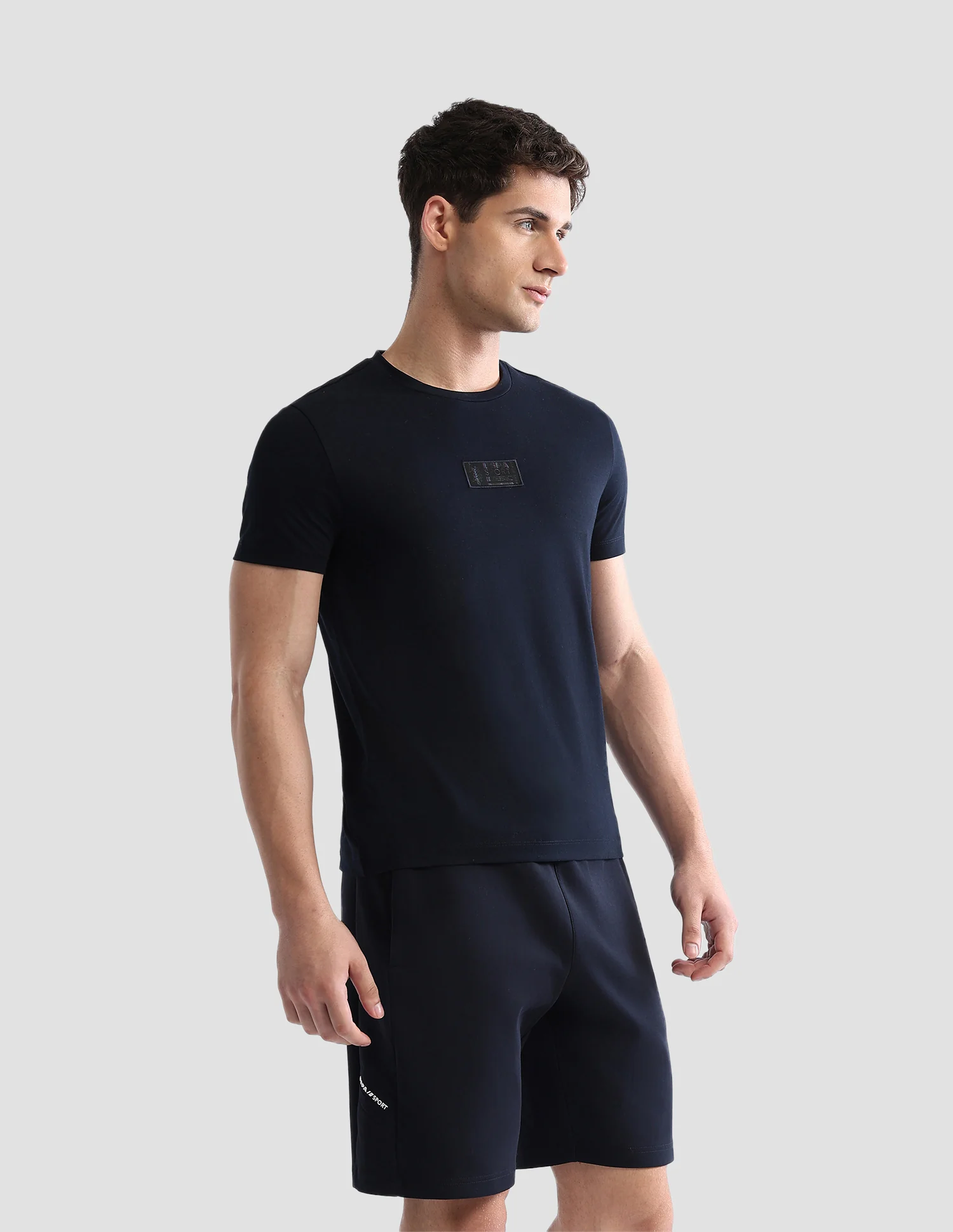Solid Slim Fit Active T-Shirt - Image 4