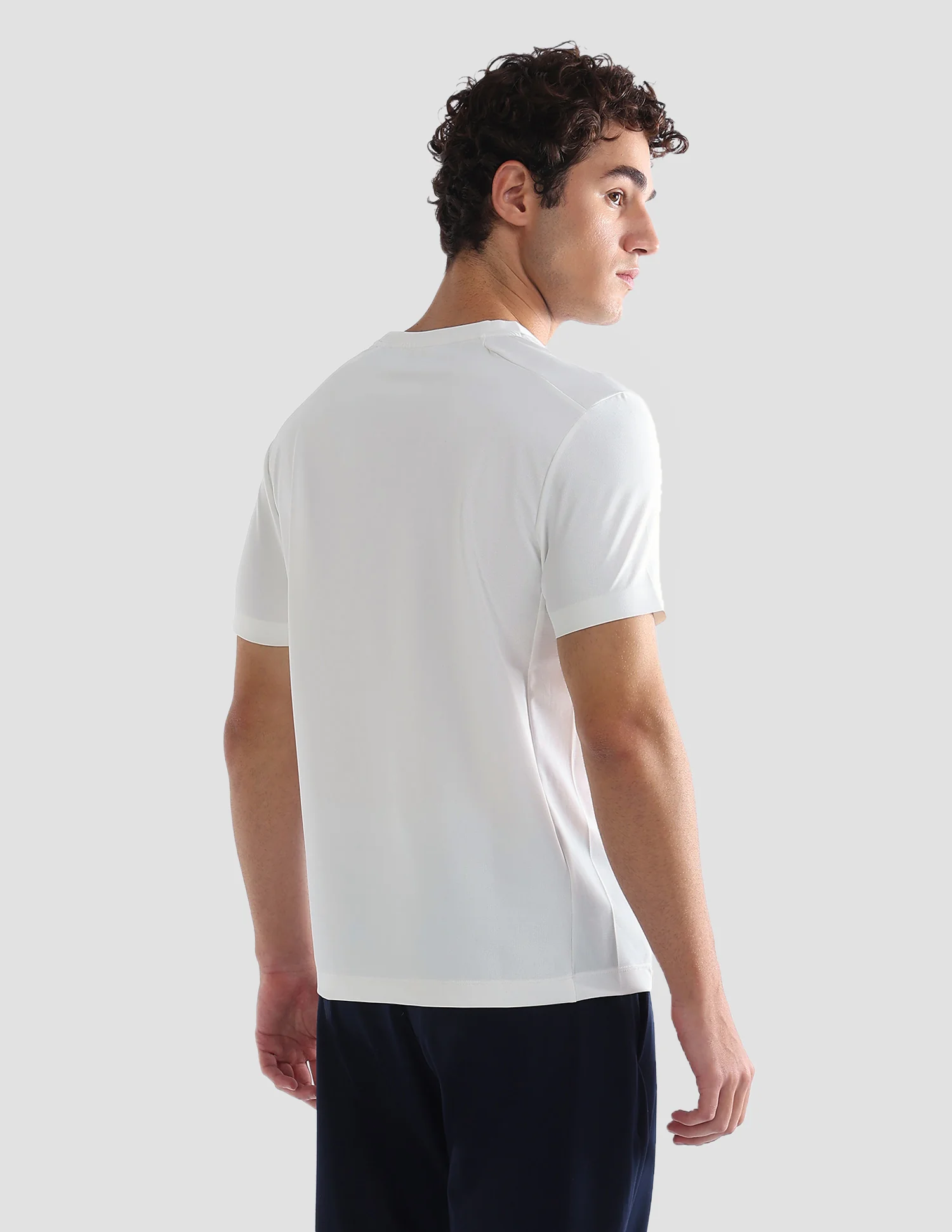 Solid Slim Fit Active T-Shirt - Image 5