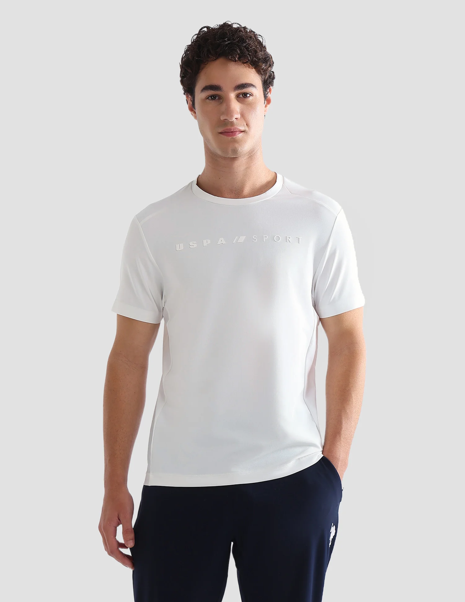 Solid Slim Fit Active T-Shirt - Image 6