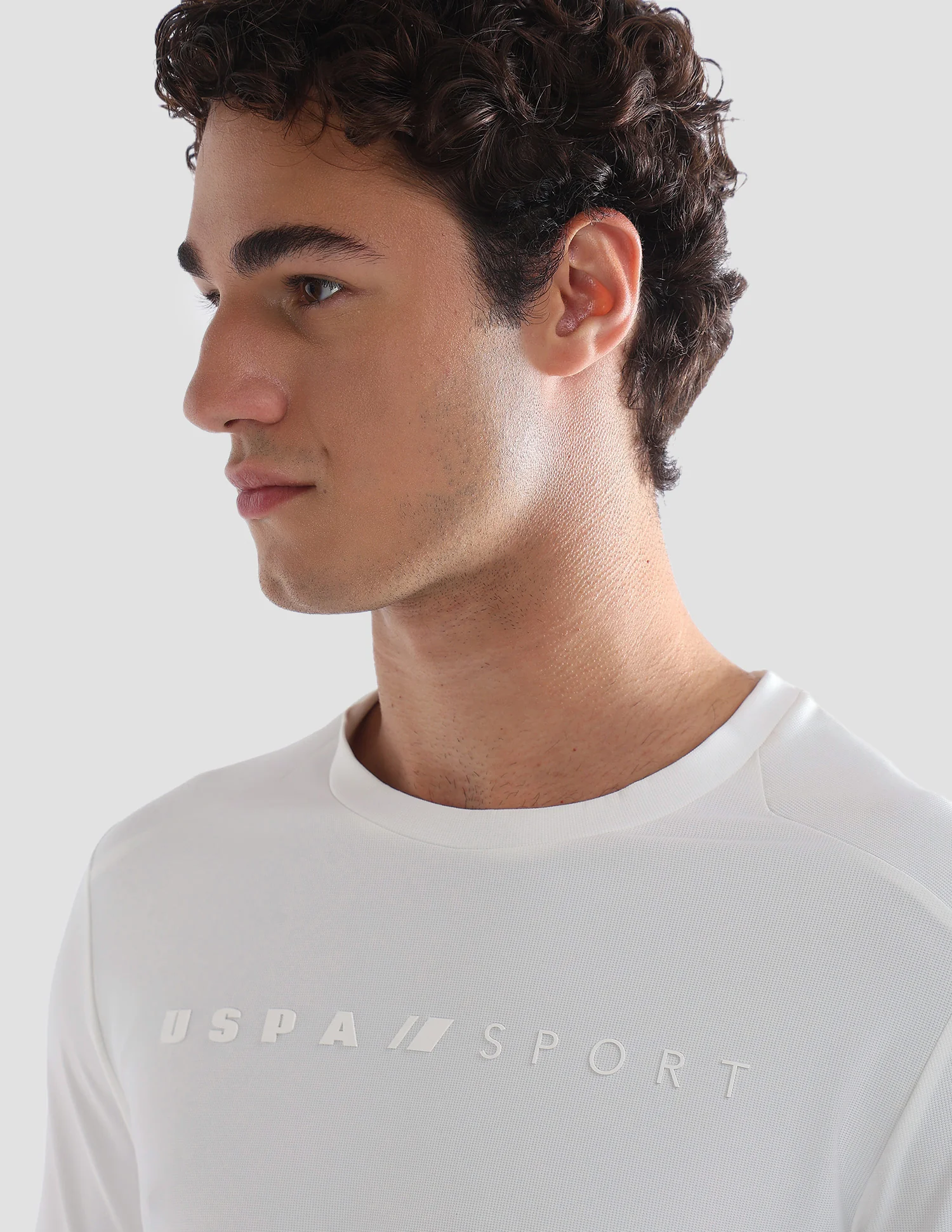 Solid Slim Fit Active T-Shirt - Image 7