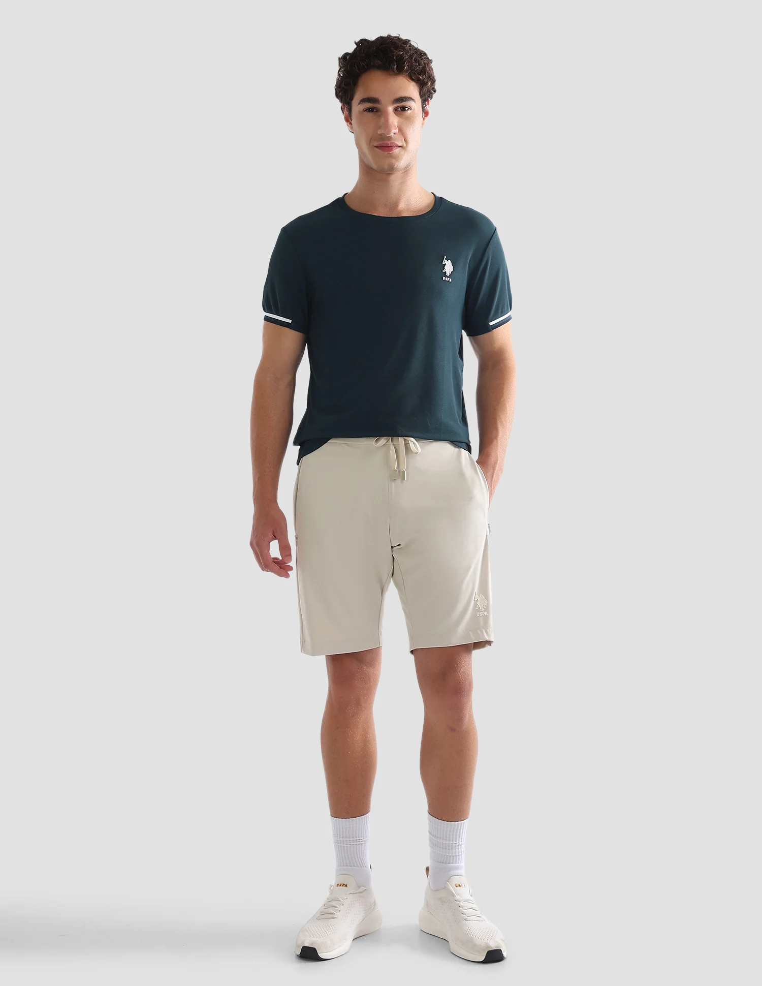 Solid Slim Fit Active T-Shirt - Image 3