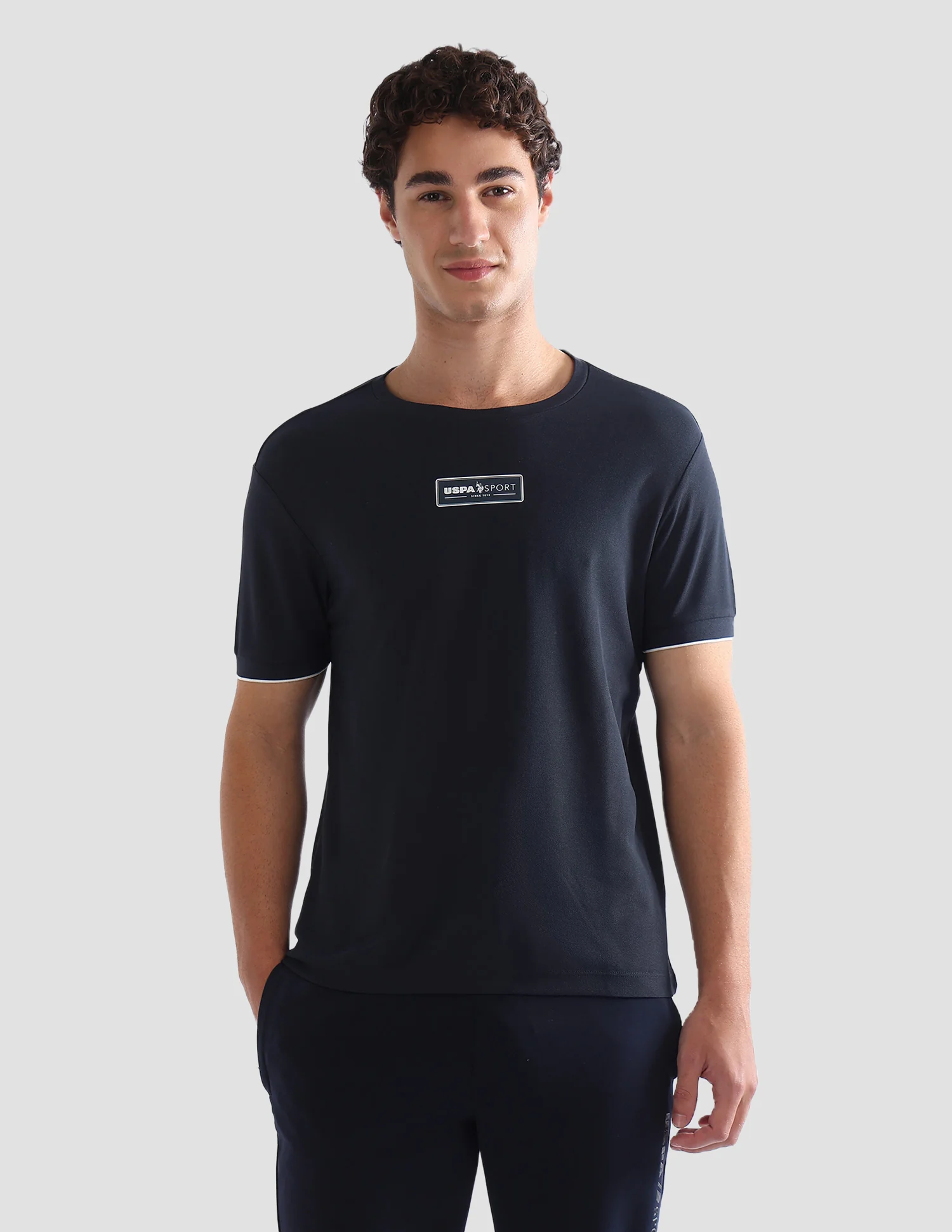 Solid Slim Fit Active T-Shirt - Image 6