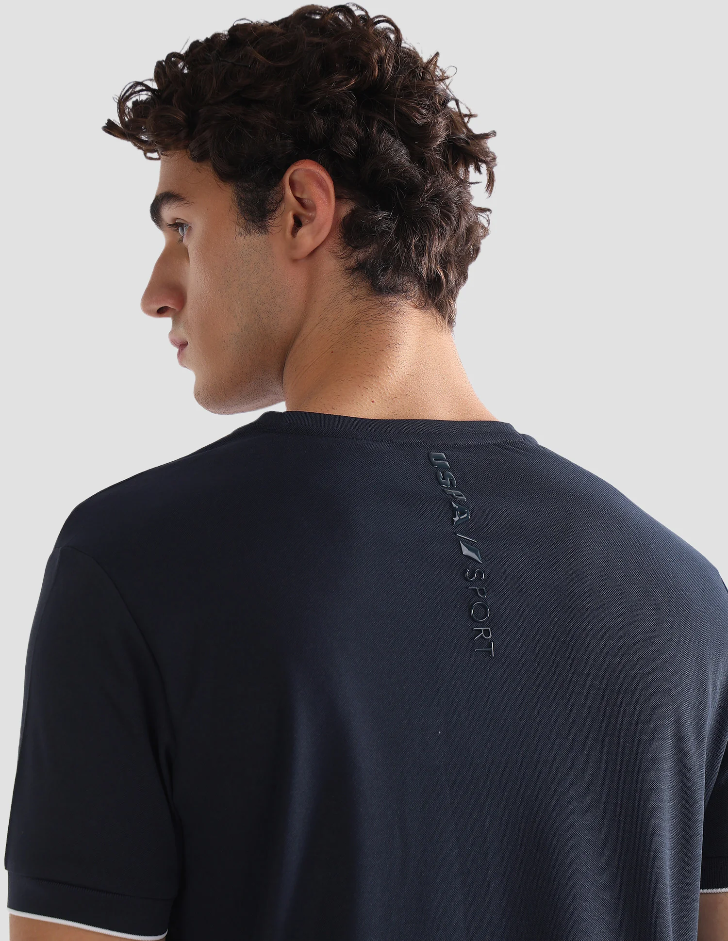 Solid Slim Fit Active T-Shirt - Image 8
