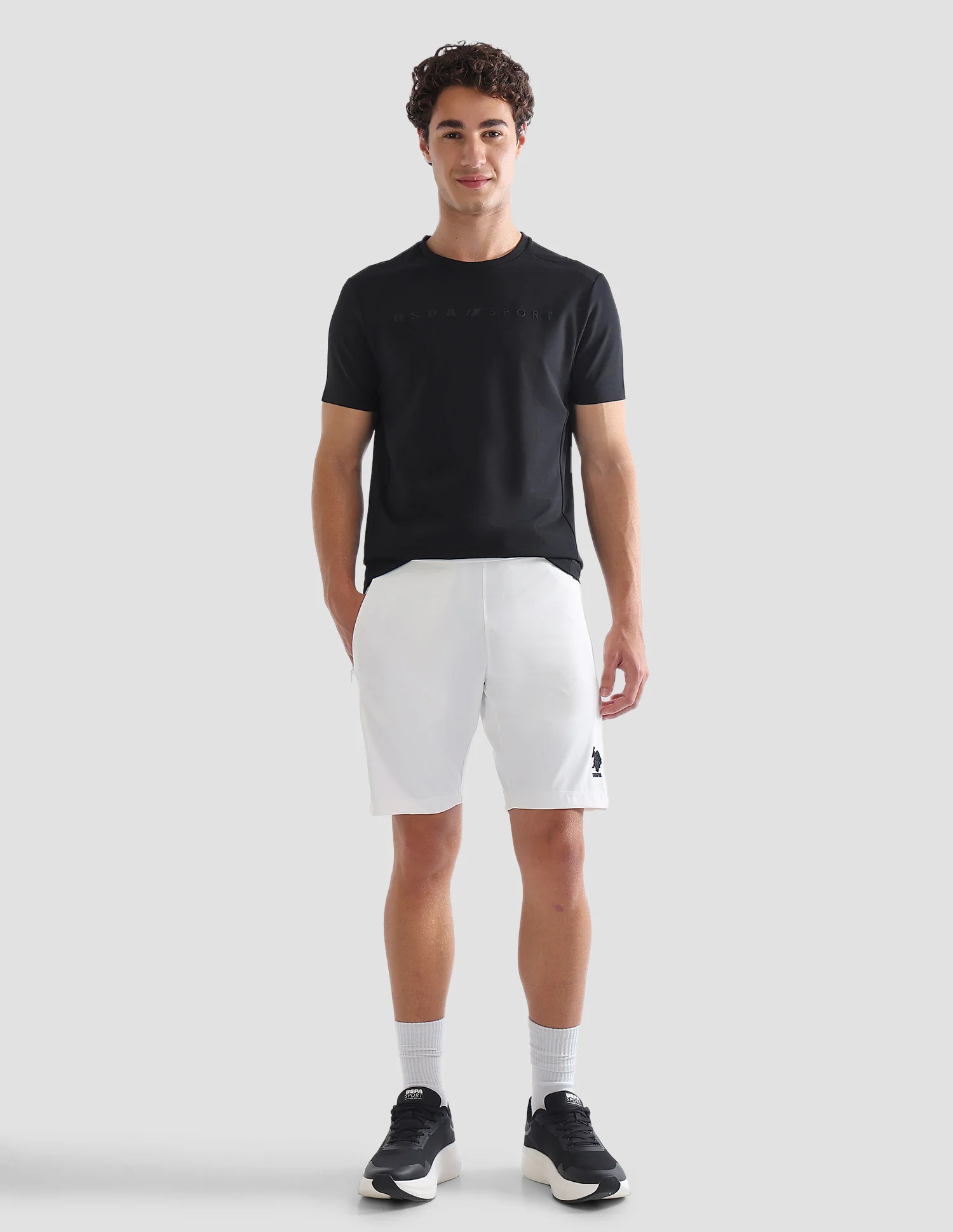 Solid Slim Fit Active T-Shirt - Image 3