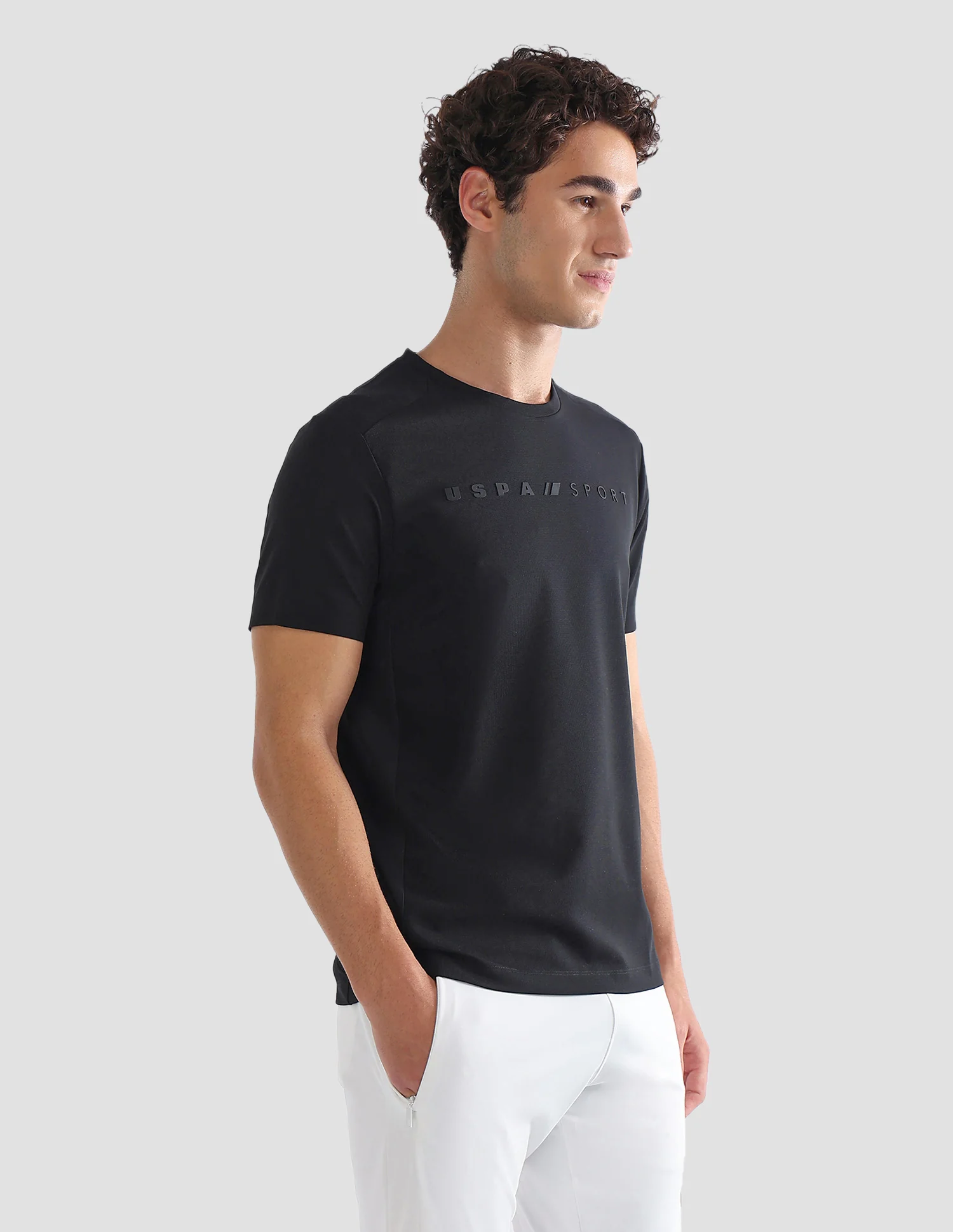 Solid Slim Fit Active T-Shirt - Image 4