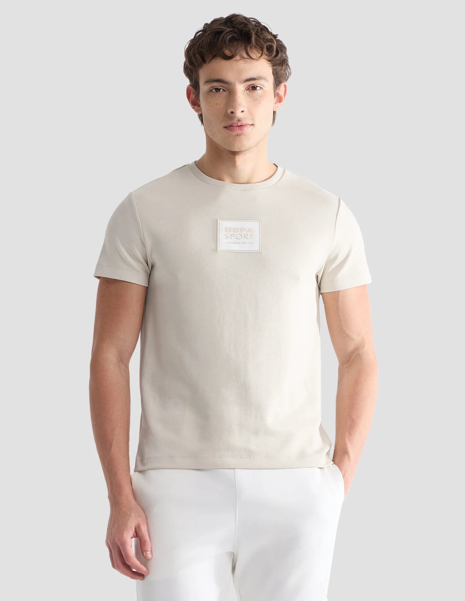 Solid Slim Fit Active T-Shirt