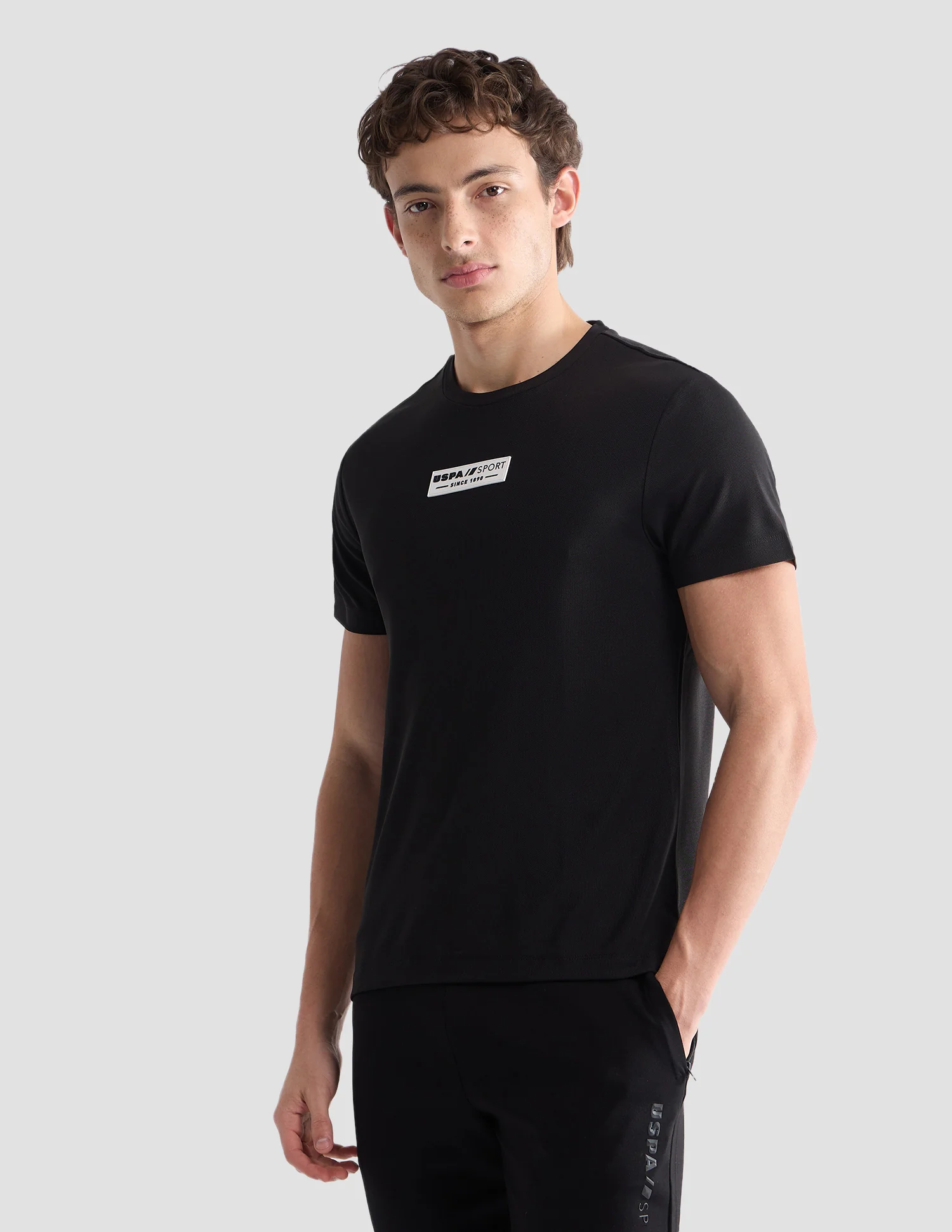 Solid Slim Fit Active T-Shirt - Image 4