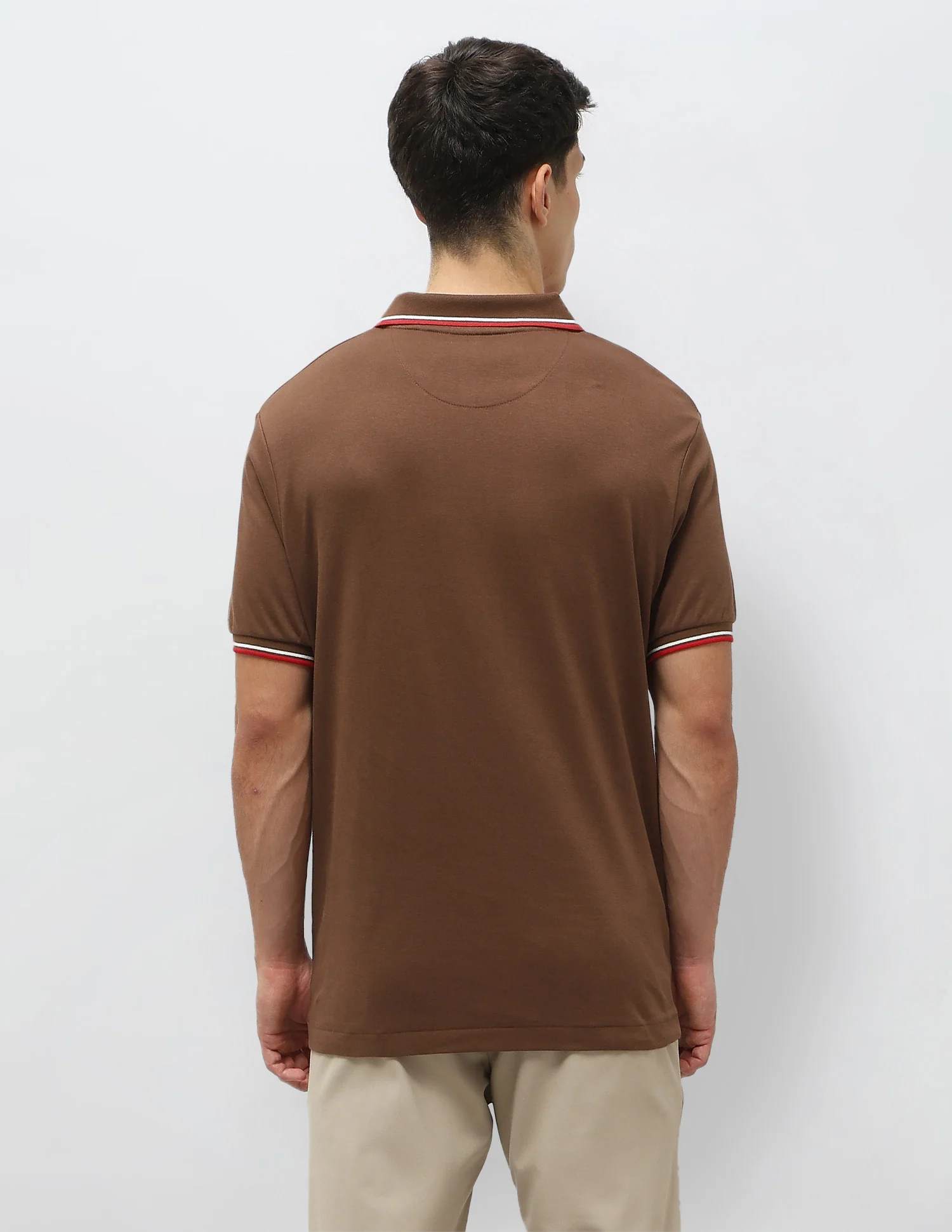 Solid Slim Fit Polo Shirt - Image 5