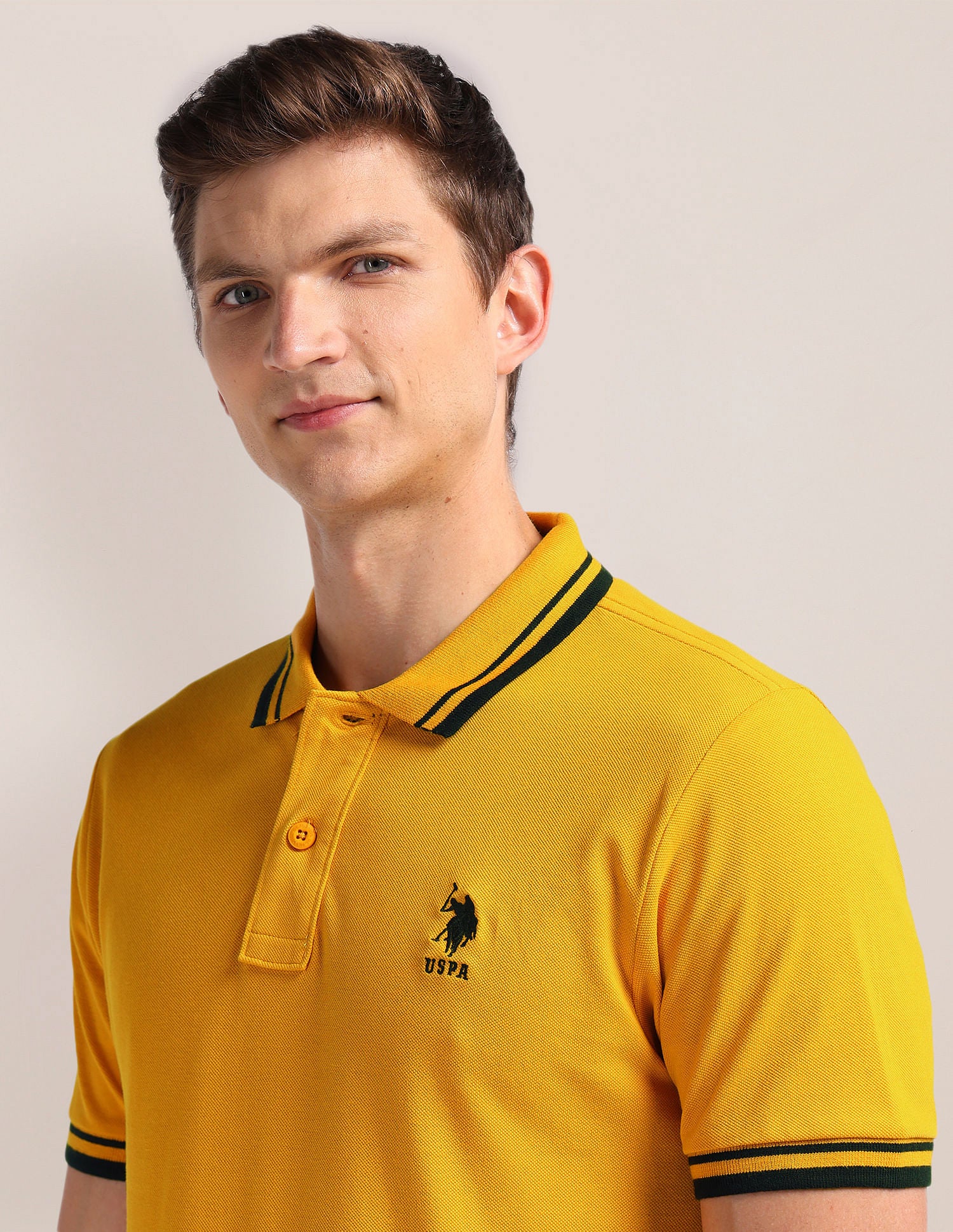 Solid Slim Fit Polo Shirt - Image 7