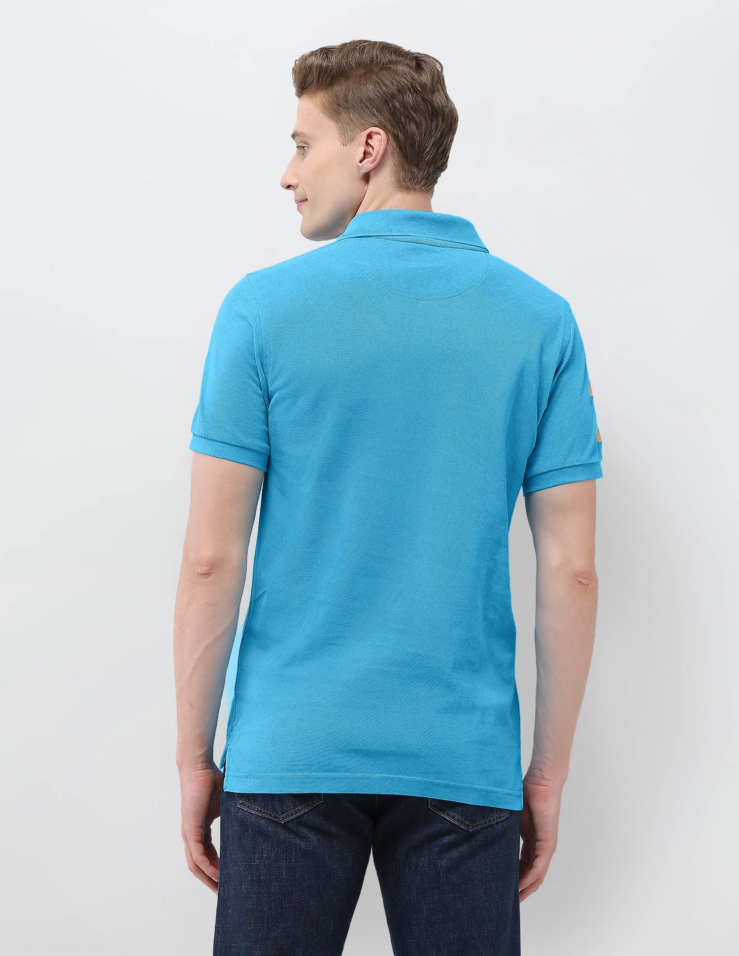 Solid Slim Fit Polo Shirt - Image 5