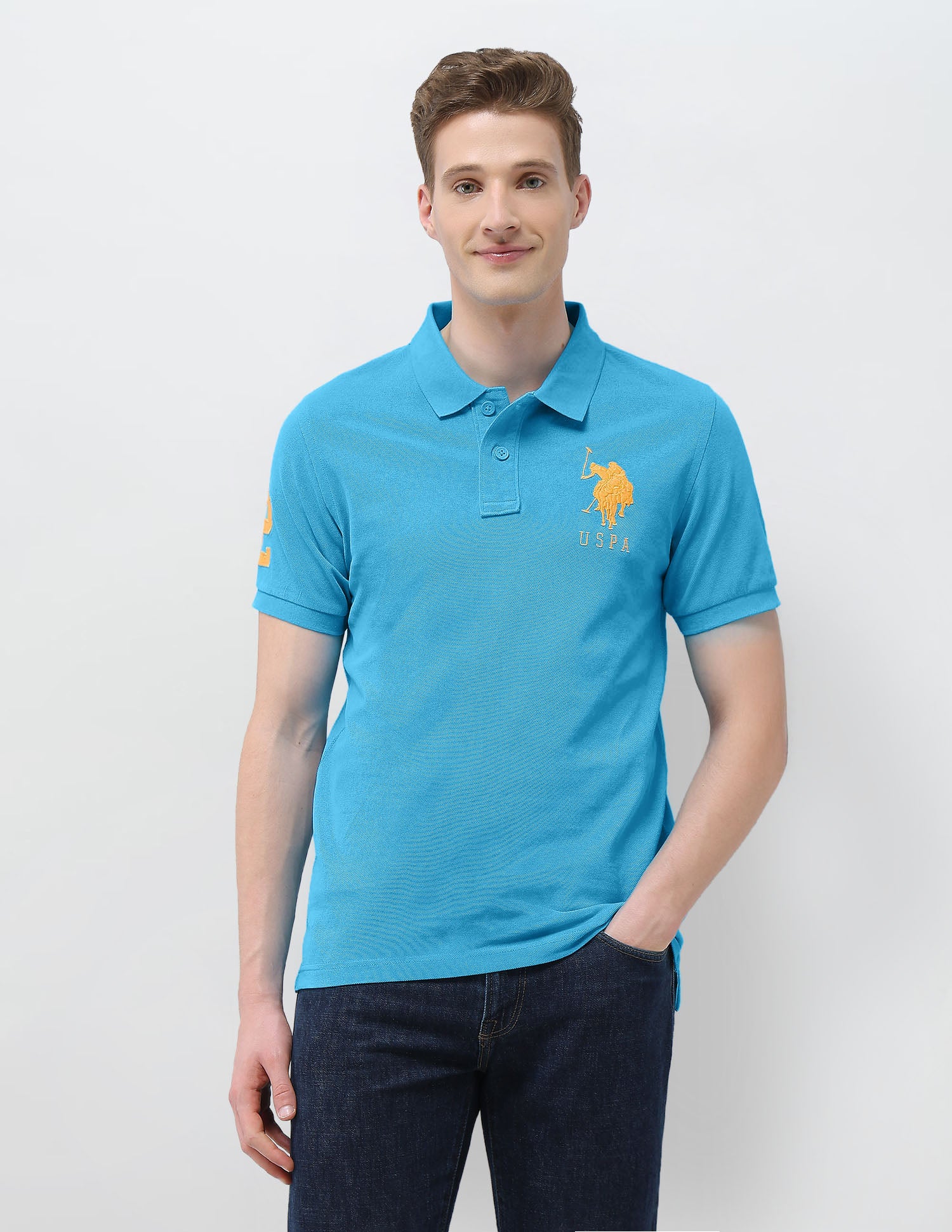 Solid Slim Fit Polo Shirt - Image 6