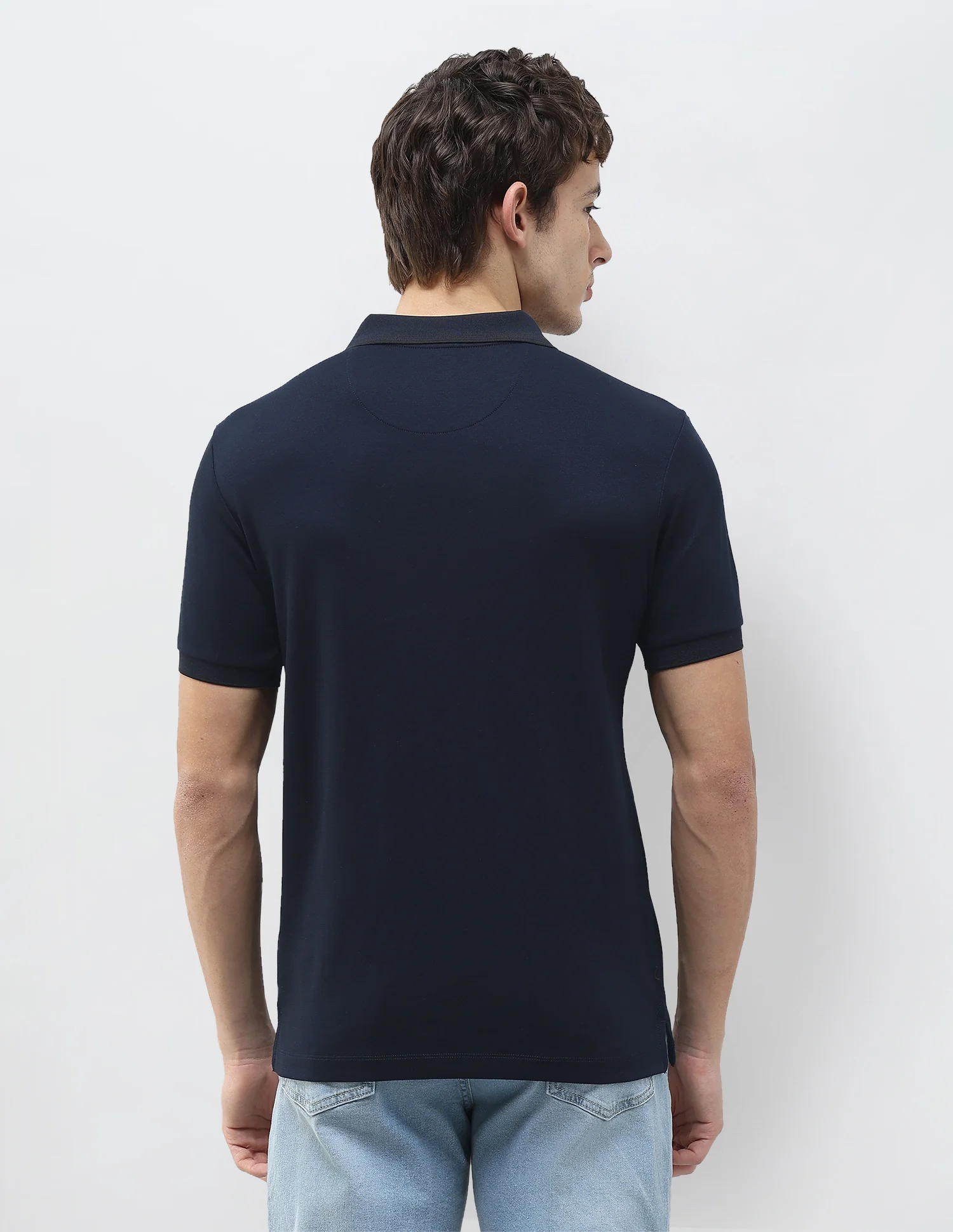 Solid Slim Fit Polo Shirt - Image 5
