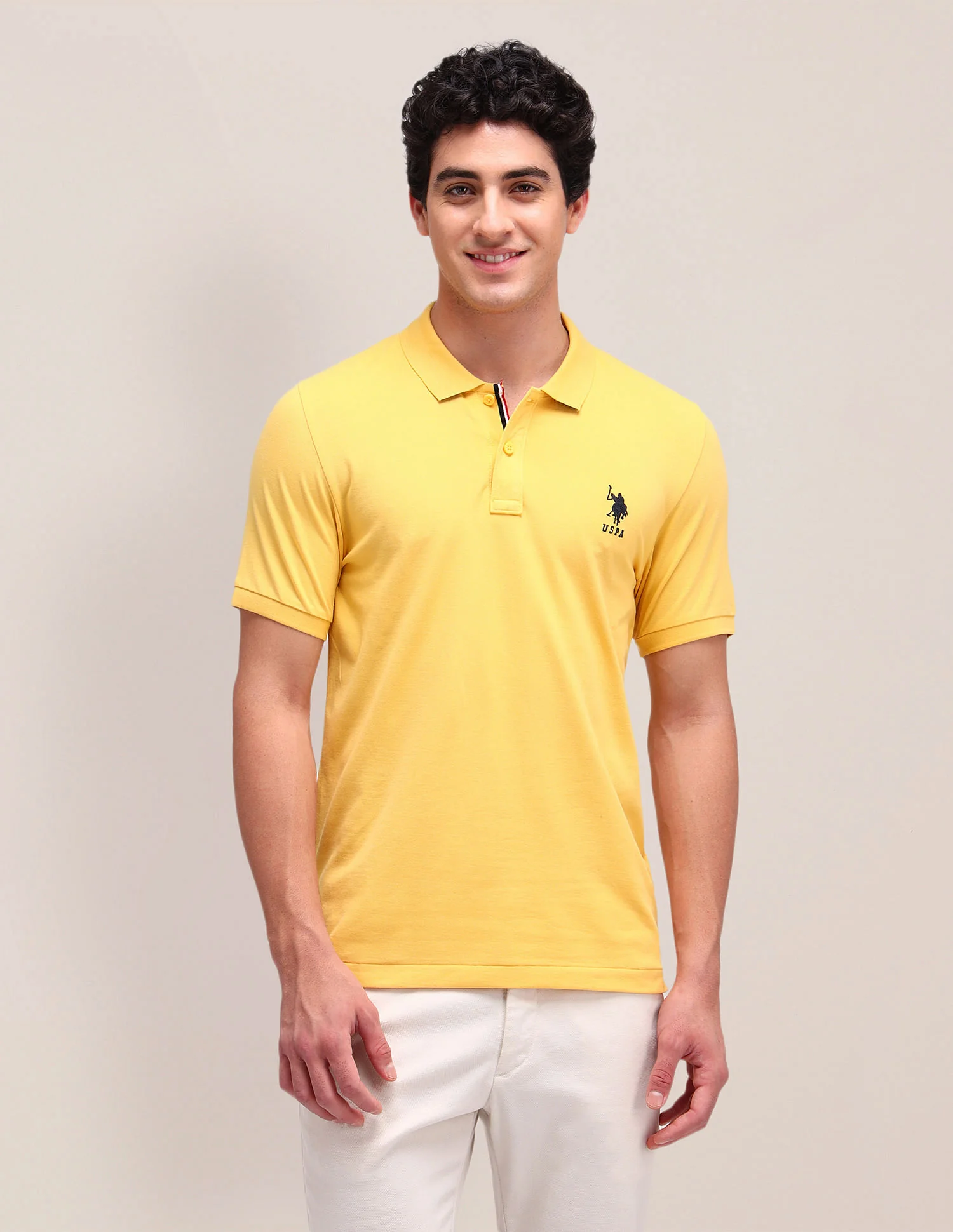 Solid Slim Fit Polo Shirt - Image 6