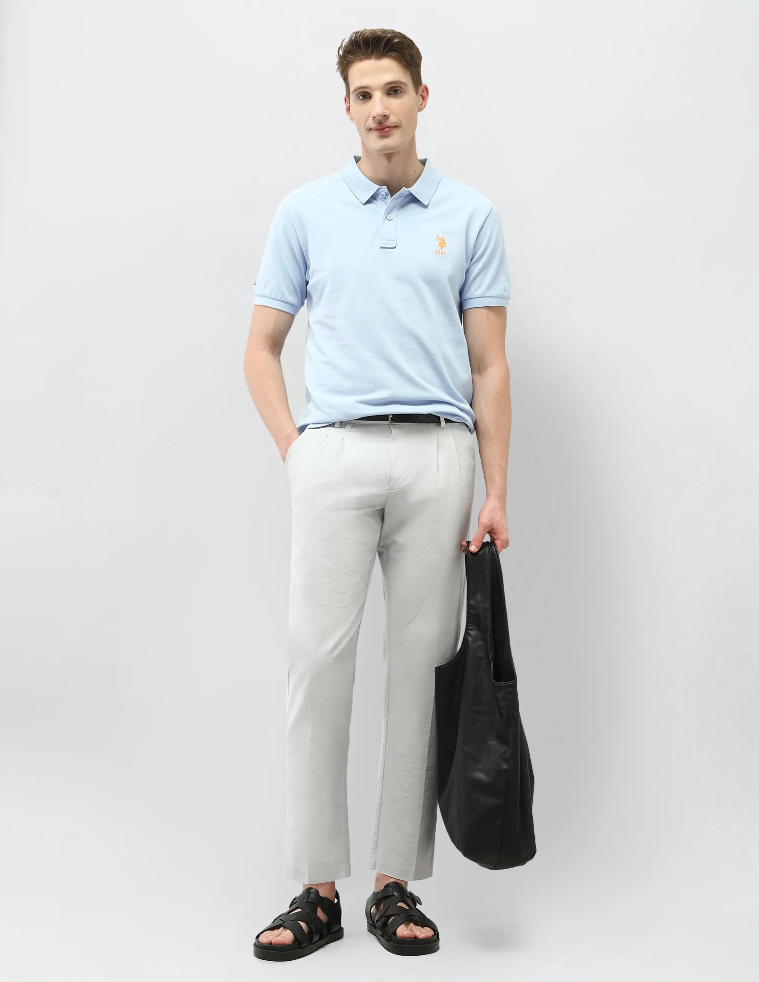 Solid Slim Fit Polo Shirt - Image 3