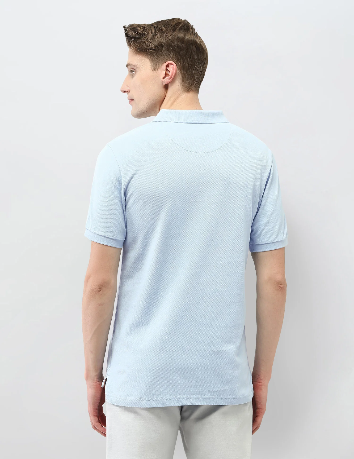 Solid Slim Fit Polo Shirt - Image 5