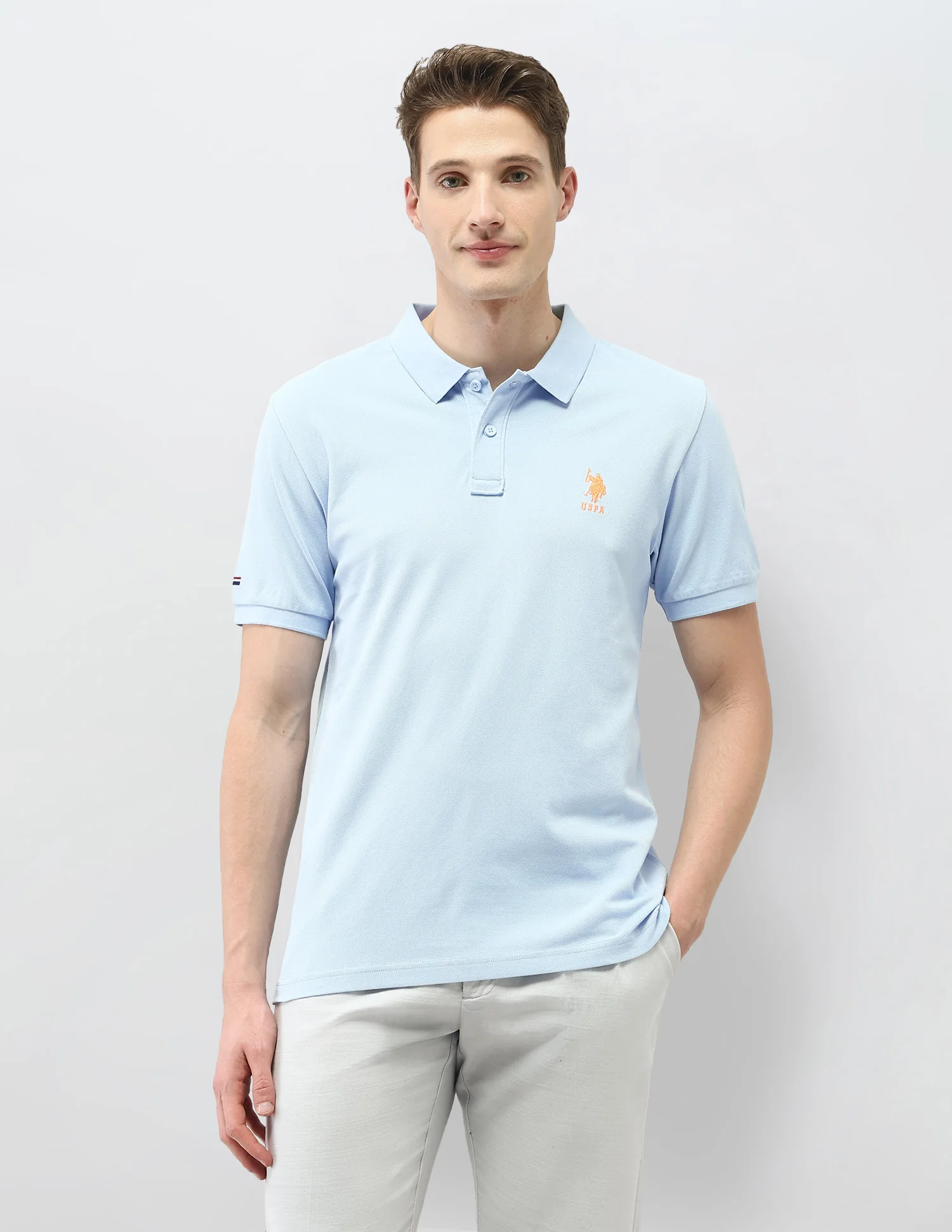 Solid Slim Fit Polo Shirt - Image 6