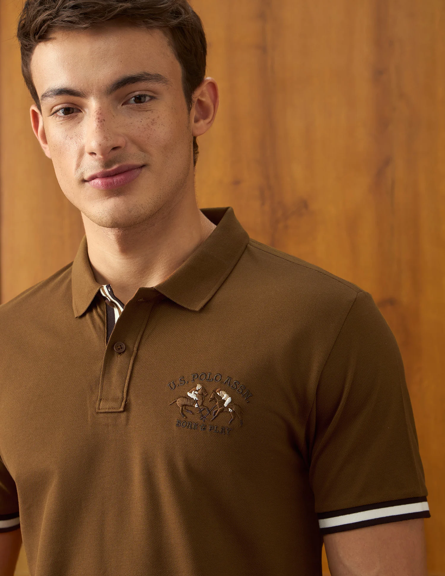 Solid Slim Fit Polo Shirt - Image 7
