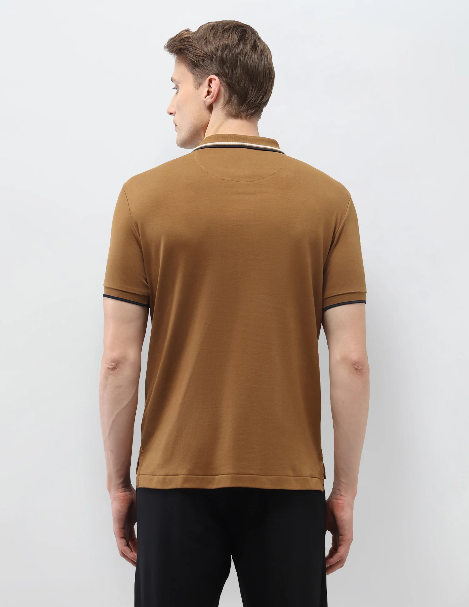 Solid Slim Fit Polo Shirt - Image 5