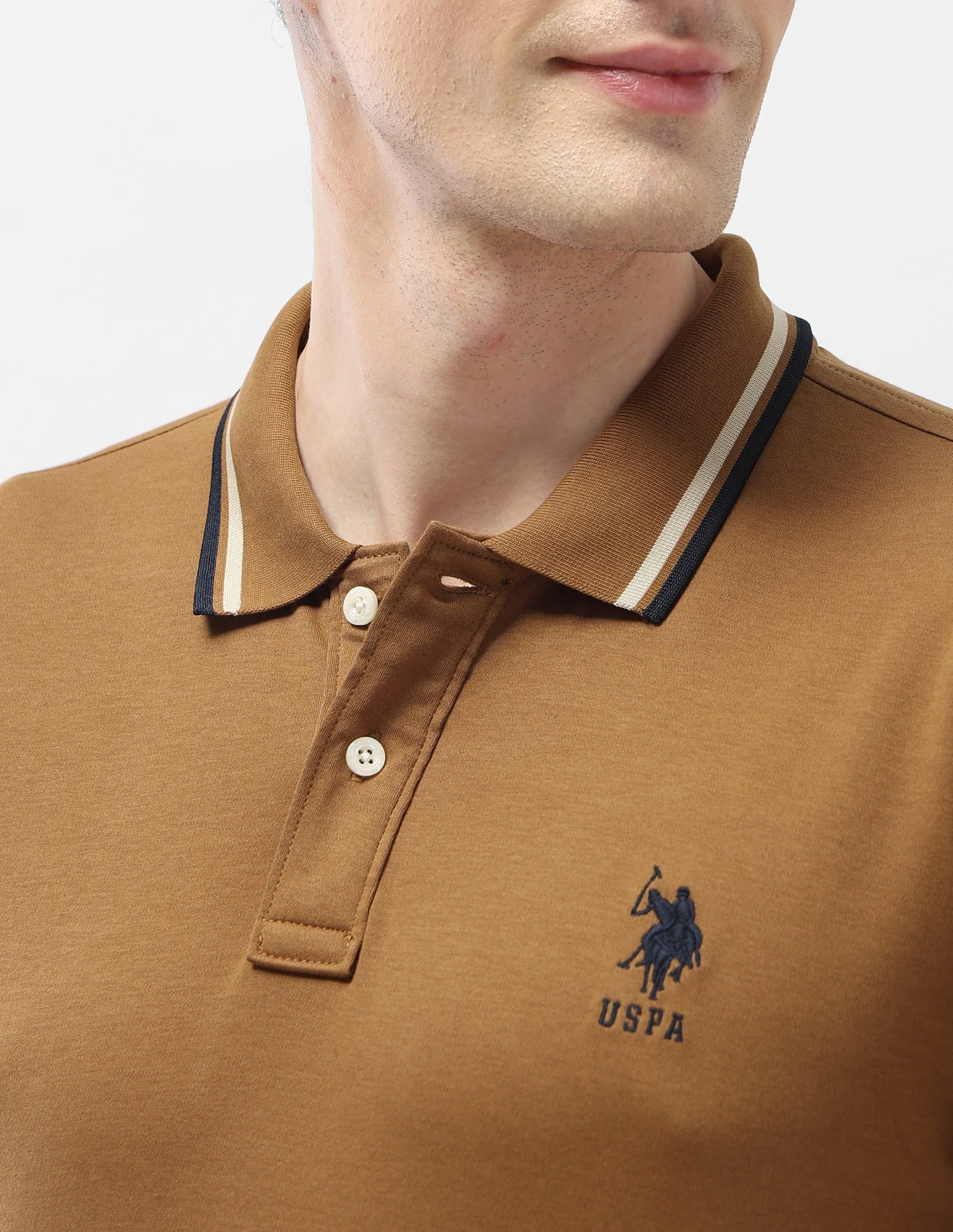 Solid Slim Fit Polo Shirt - Image 7