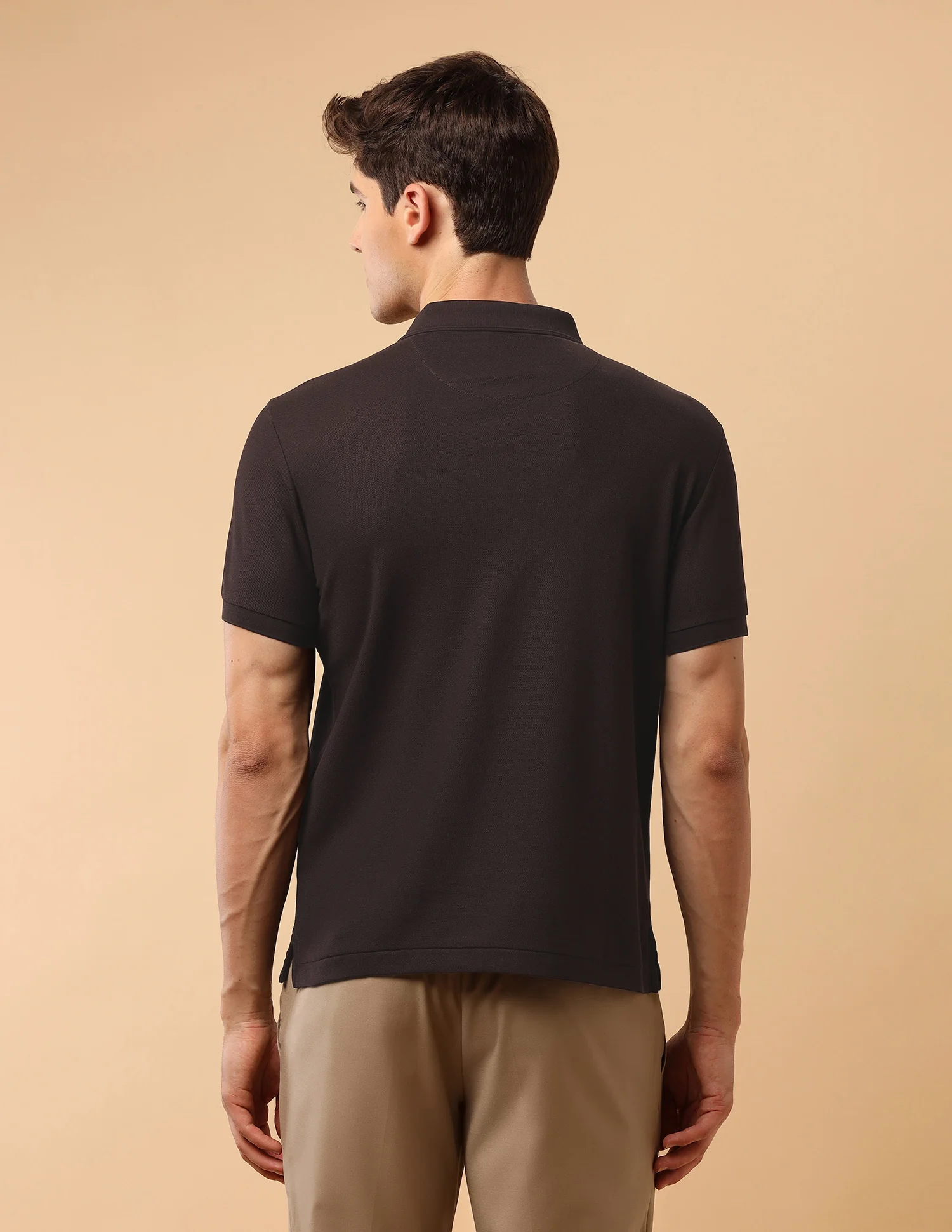 Solid Slim Fit Polo Shirt - Image 5