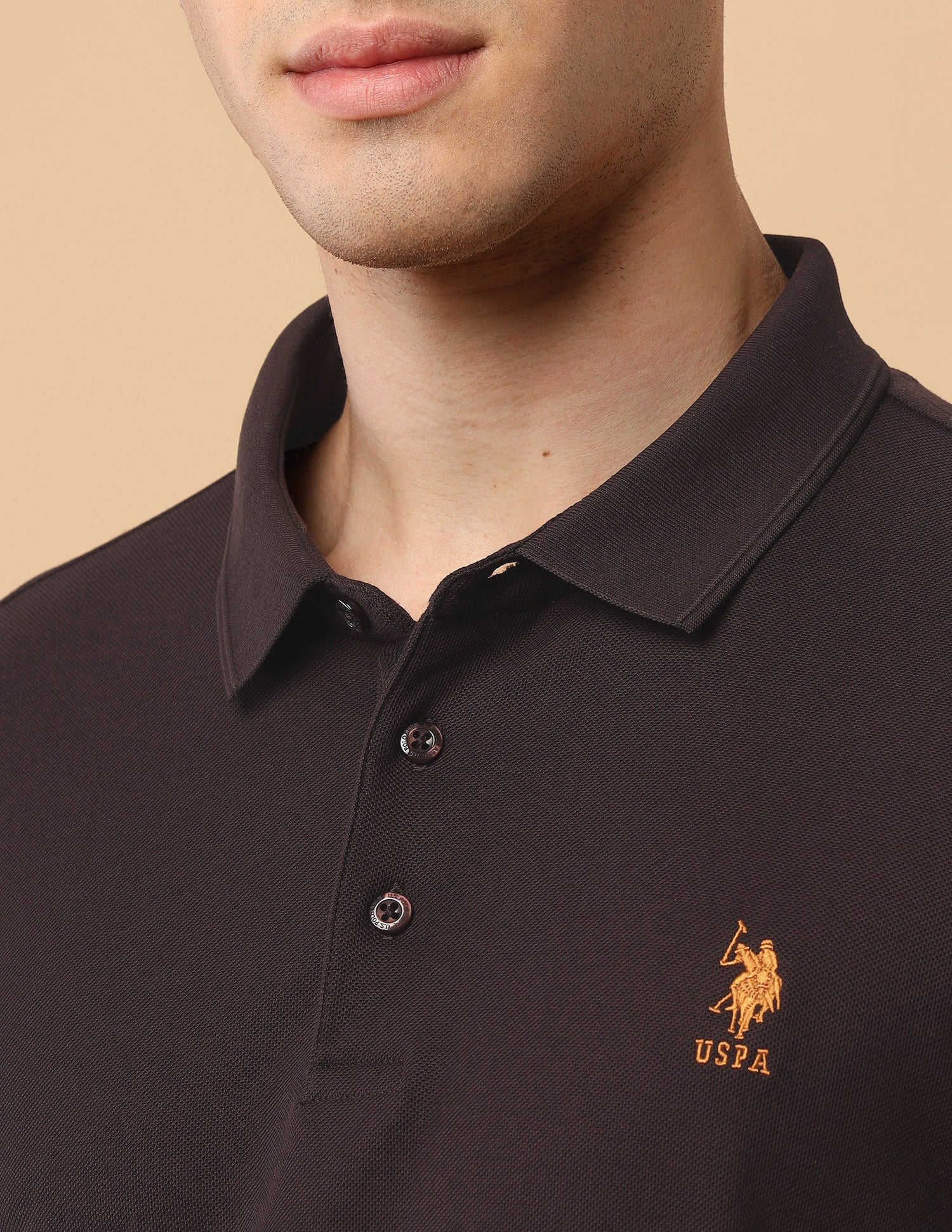 Solid Slim Fit Polo Shirt - Image 7