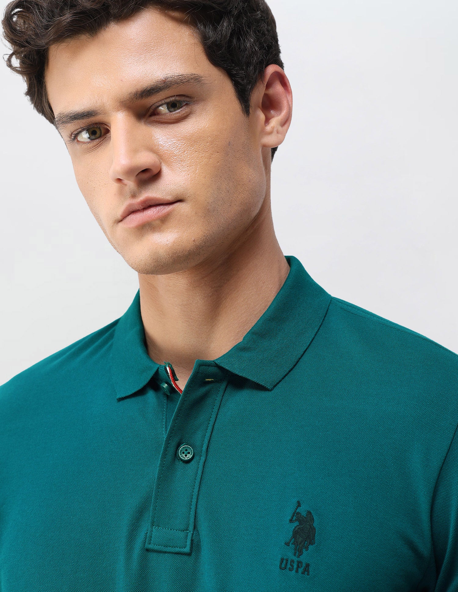 Solid Slim Fit Polo Shirt - Image 7