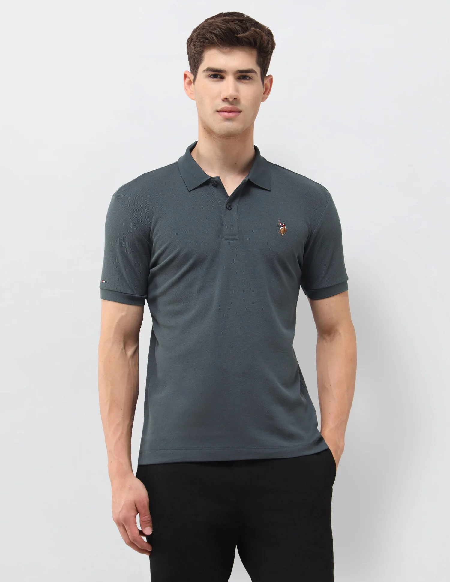 Solid Slim Fit Polo Shirt - Image 6