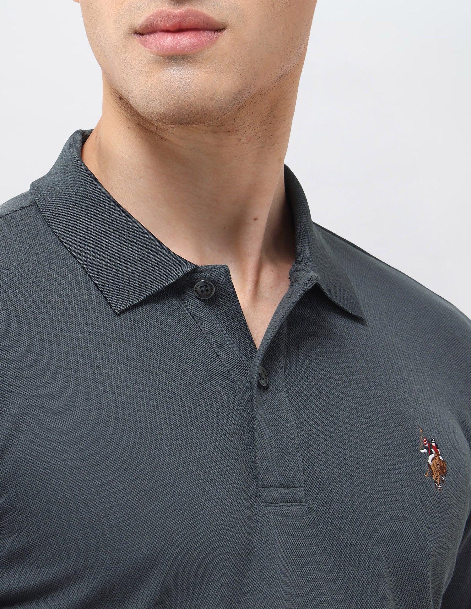 Solid Slim Fit Polo Shirt - Image 7