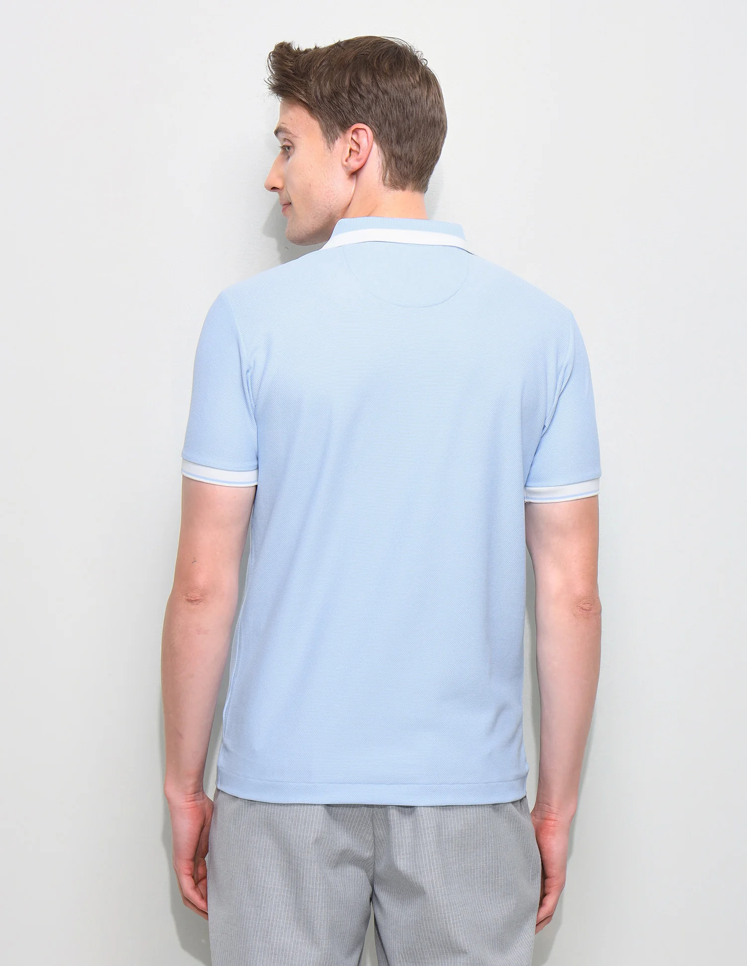 Solid Slim Fit Polo Shirt - Image 5