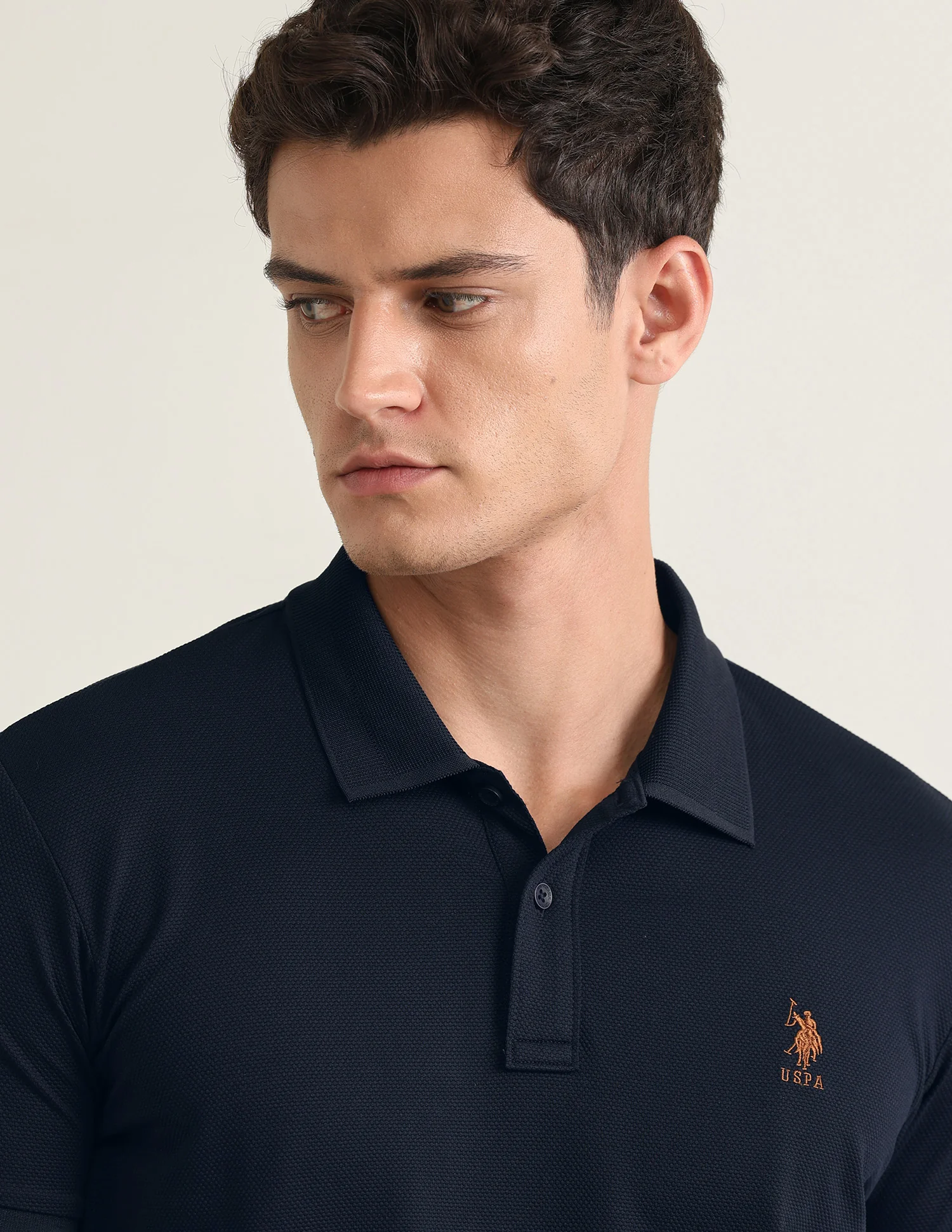 Solid Slim Fit Polo Shirt - Image 7