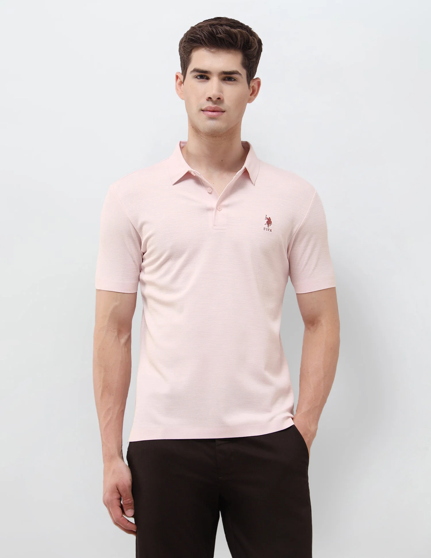 Solid Slim Fit Polo Shirt - Image 6