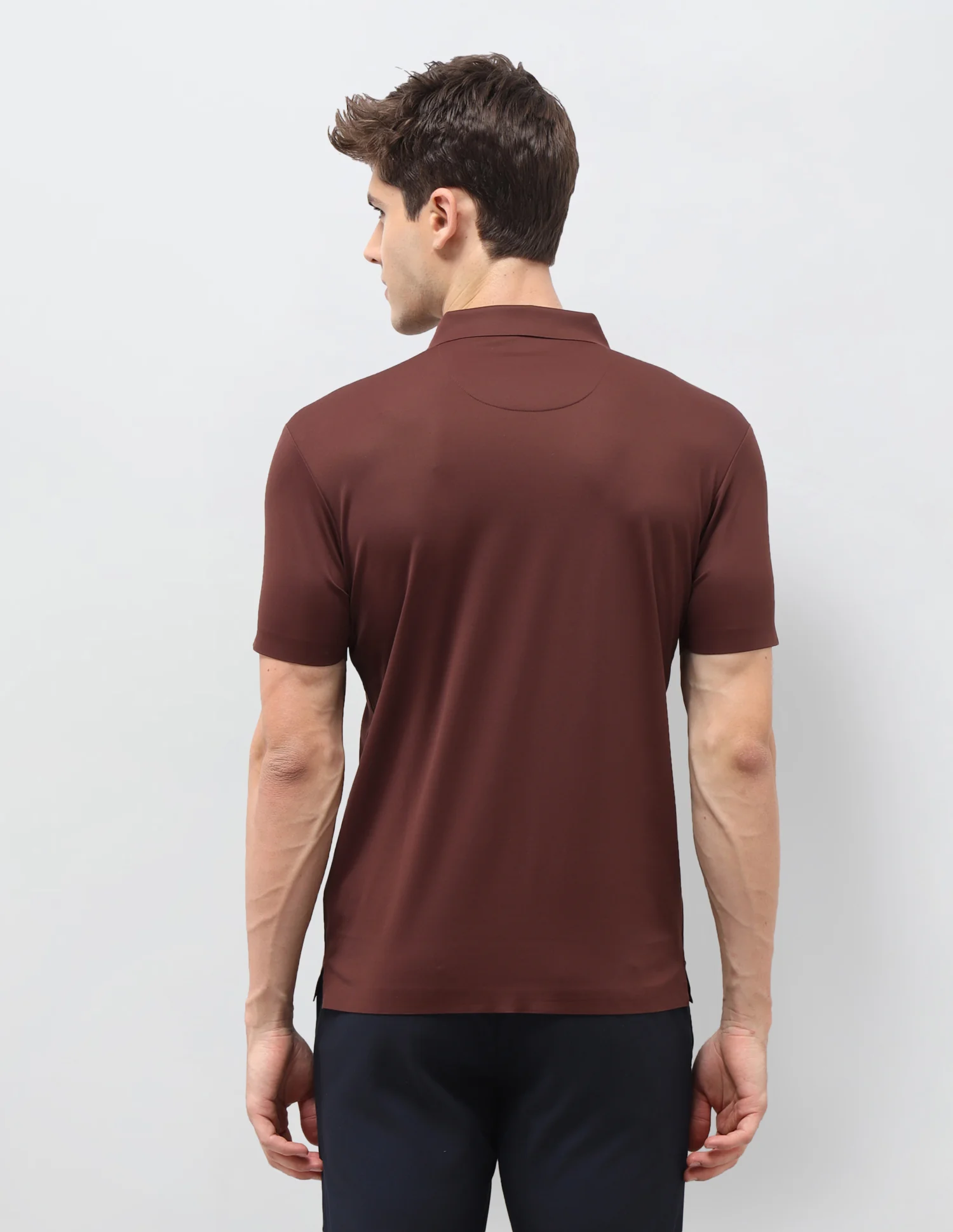 Solid Slim Fit Polo Shirt - Image 5