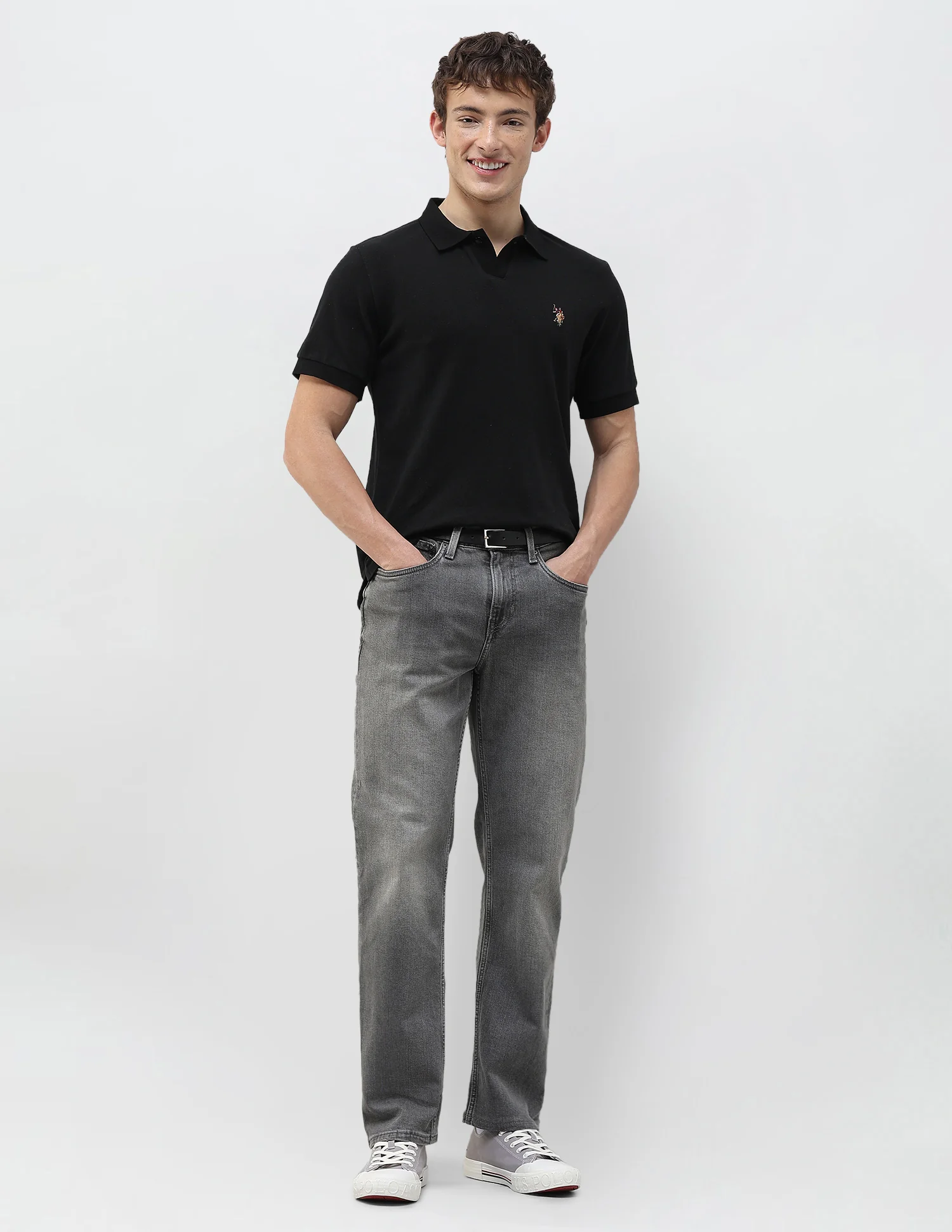 Solid Slim Fit Polo Shirt - Image 3