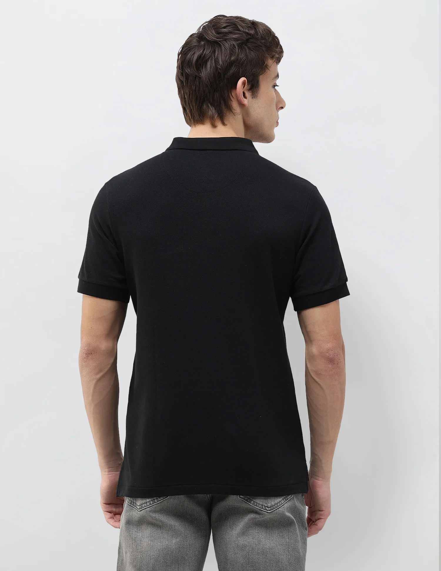 Solid Slim Fit Polo Shirt - Image 5
