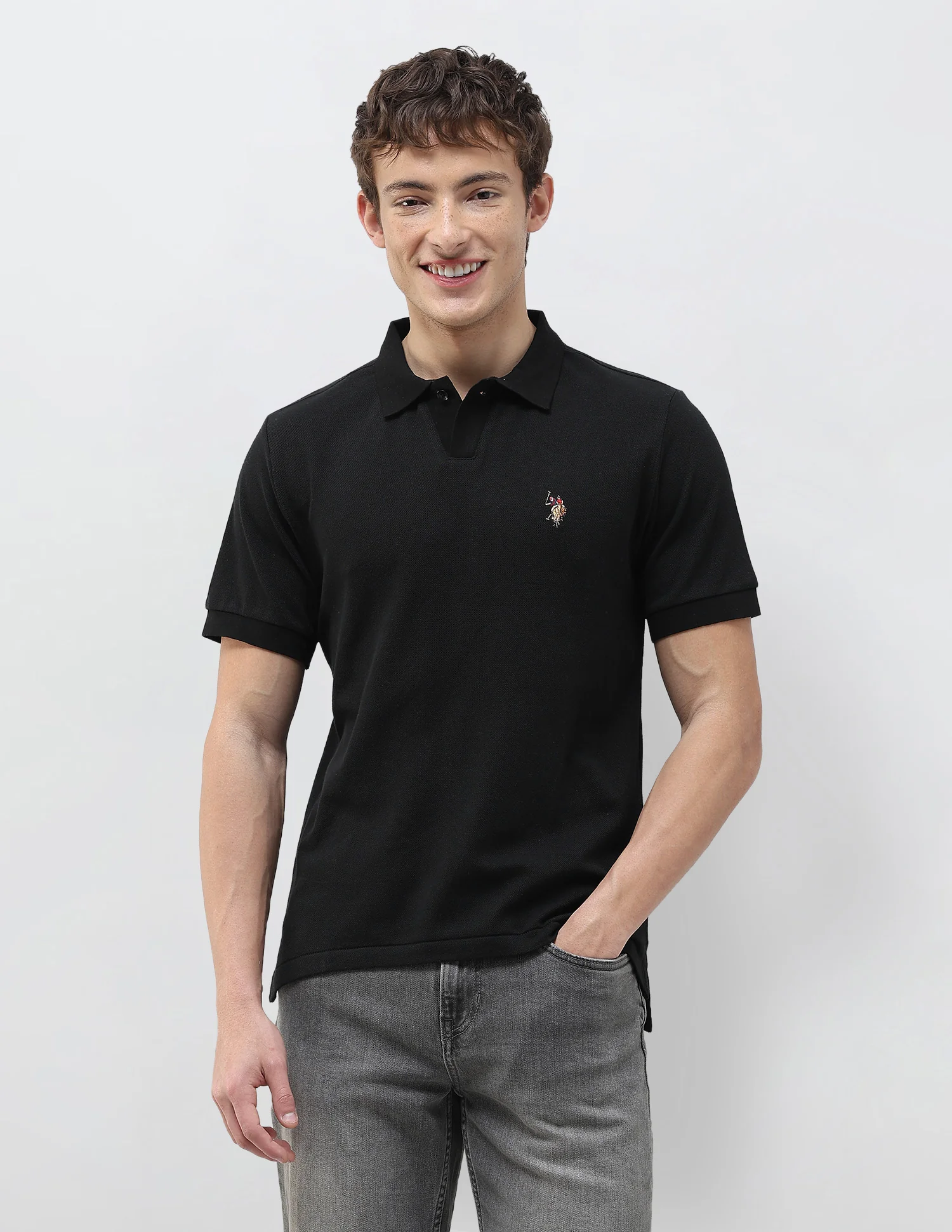 Solid Slim Fit Polo Shirt - Image 6