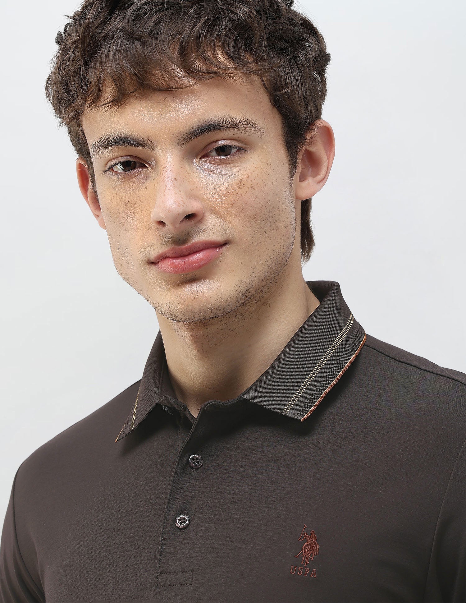 Solid Slim Fit Polo Shirt - Image 7