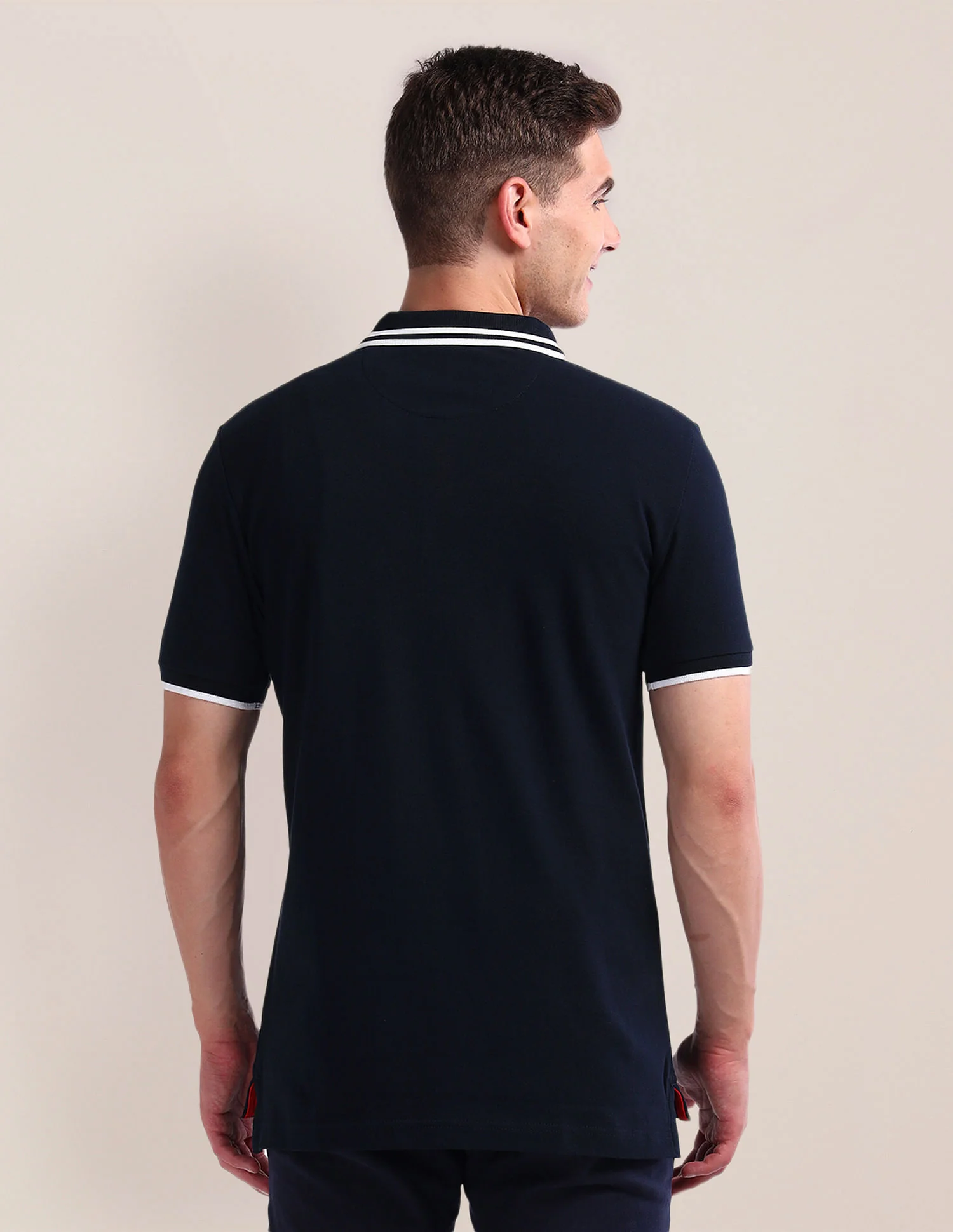 Solid Slim Fit Polo Shirt - Image 5
