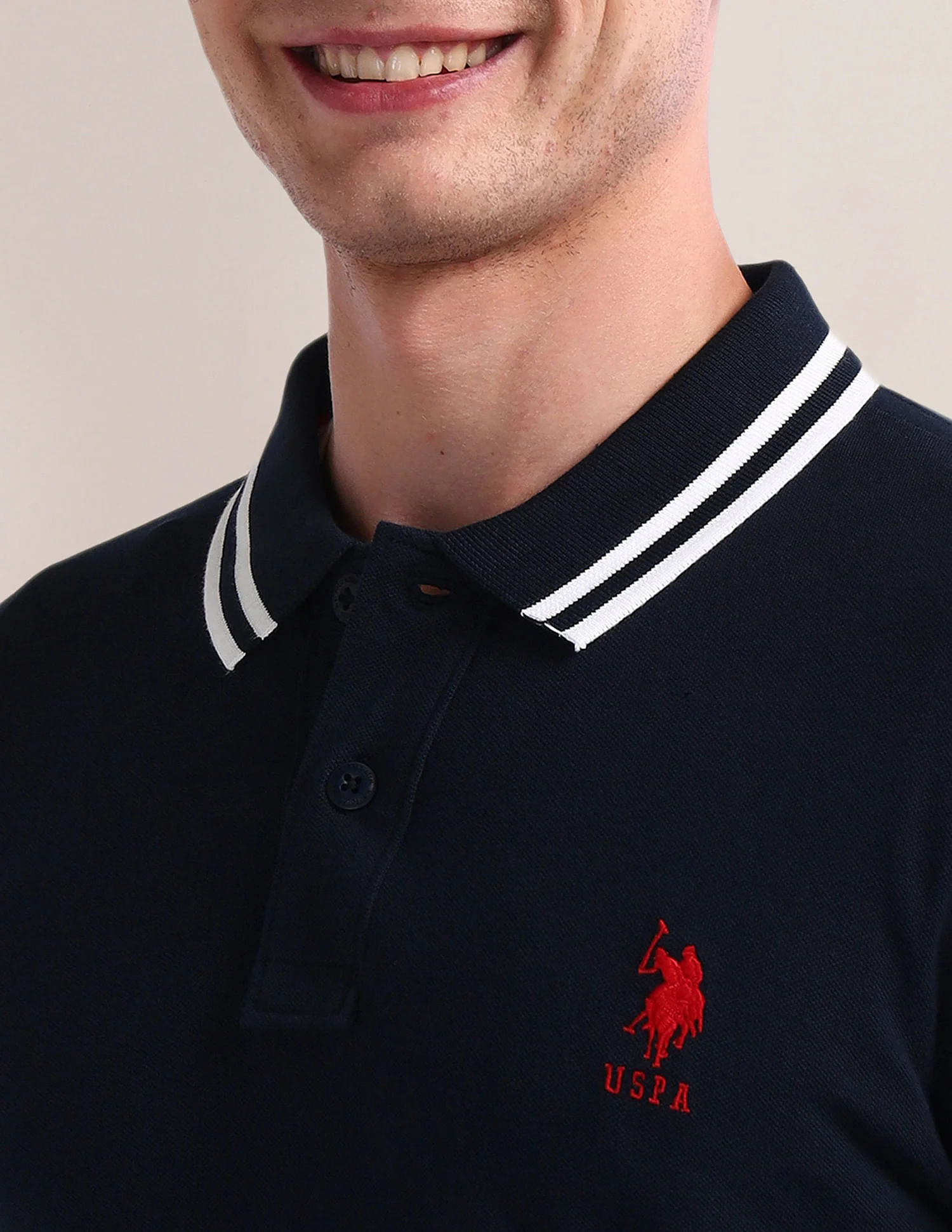 Solid Slim Fit Polo Shirt - Image 7