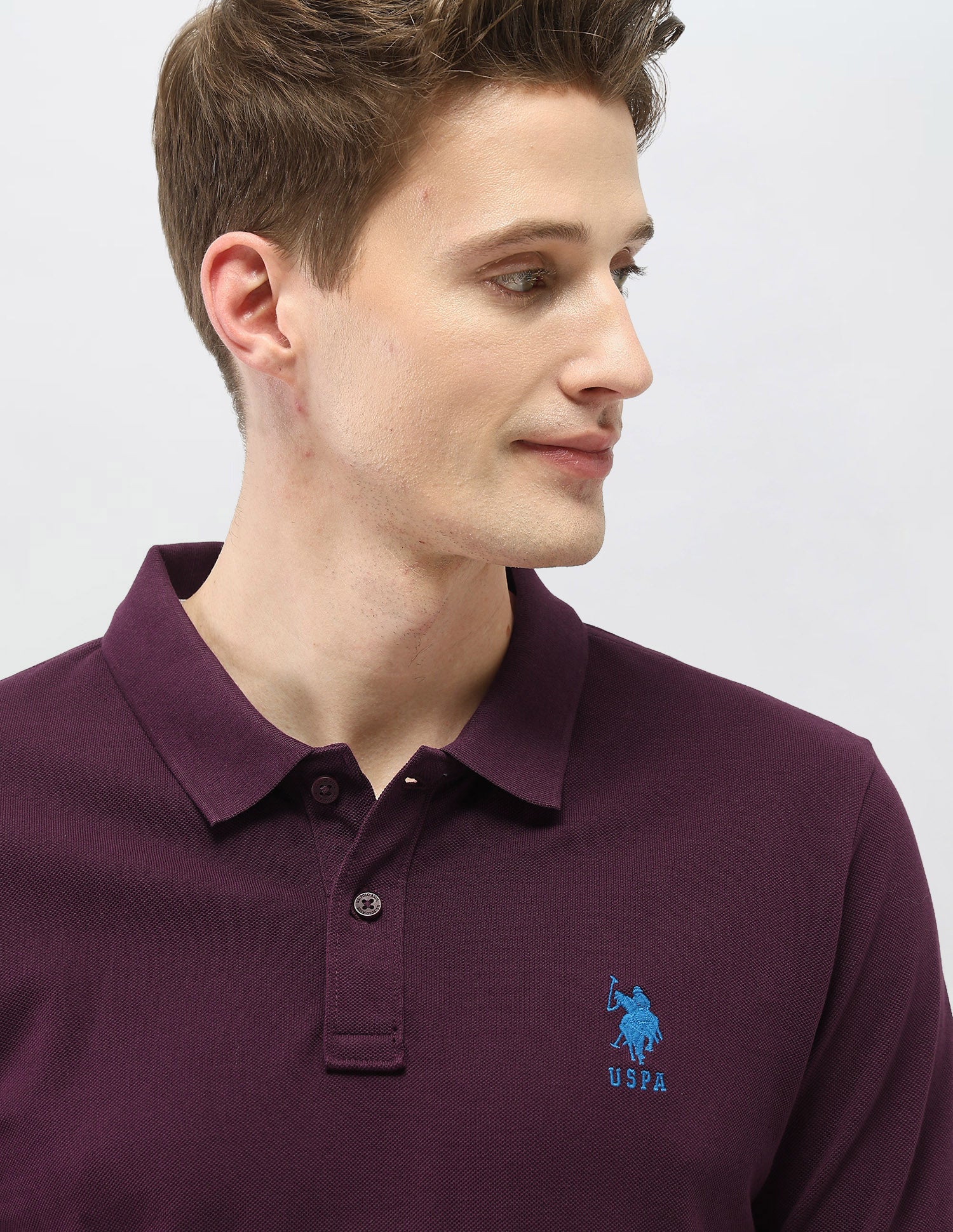 Solid Slim Fit Polo Shirt - Image 7