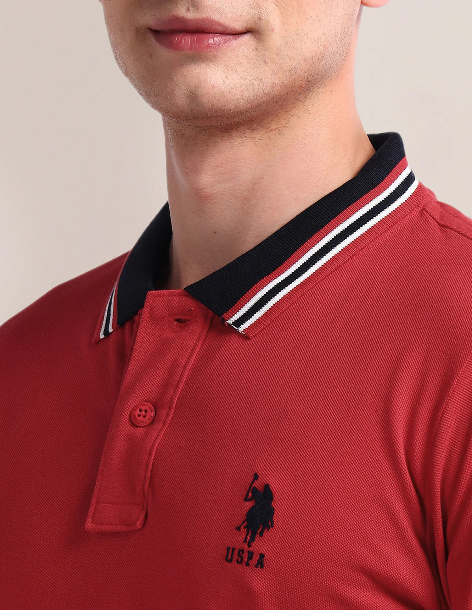 Solid Slim Fit Polo Shirt - Image 7