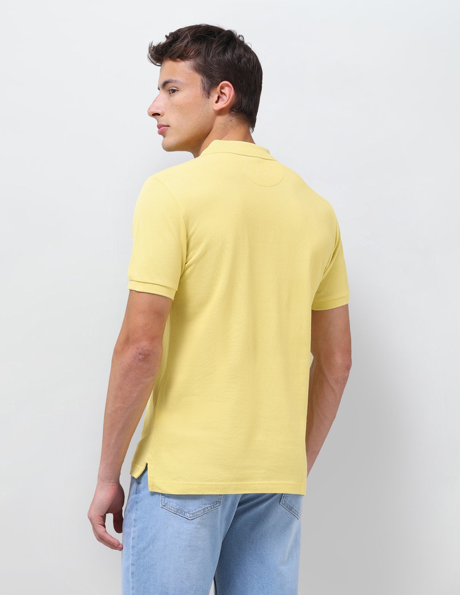 Solid Slim Fit Polo Shirt - Image 5