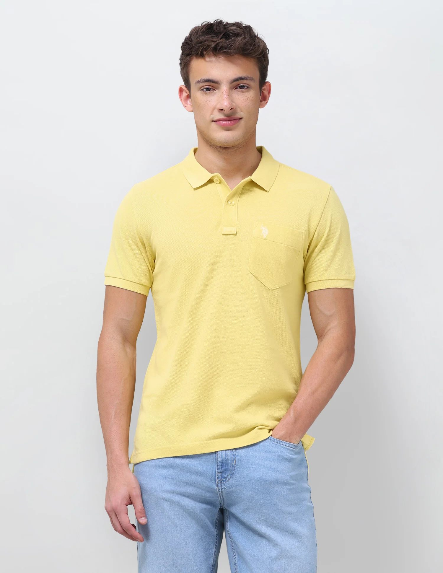 Solid Slim Fit Polo Shirt - Image 6
