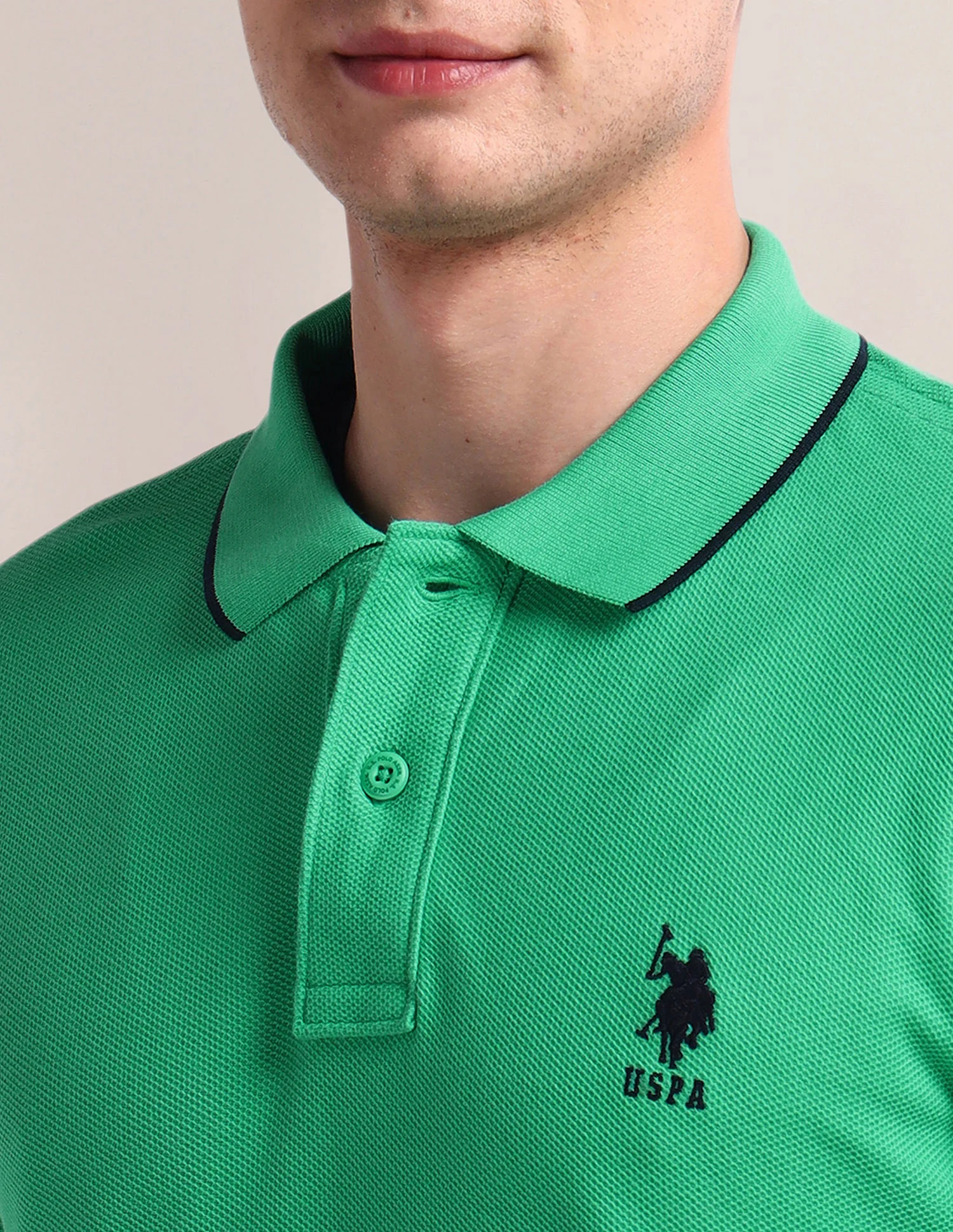 Solid Slim Fit Polo Shirt - Image 7