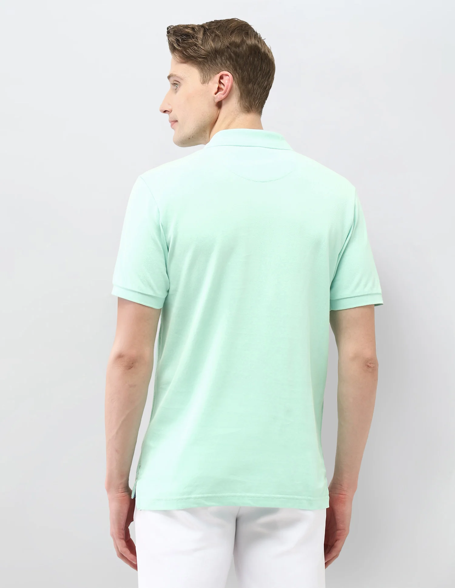 Solid Slim Fit Polo Shirt - Image 5
