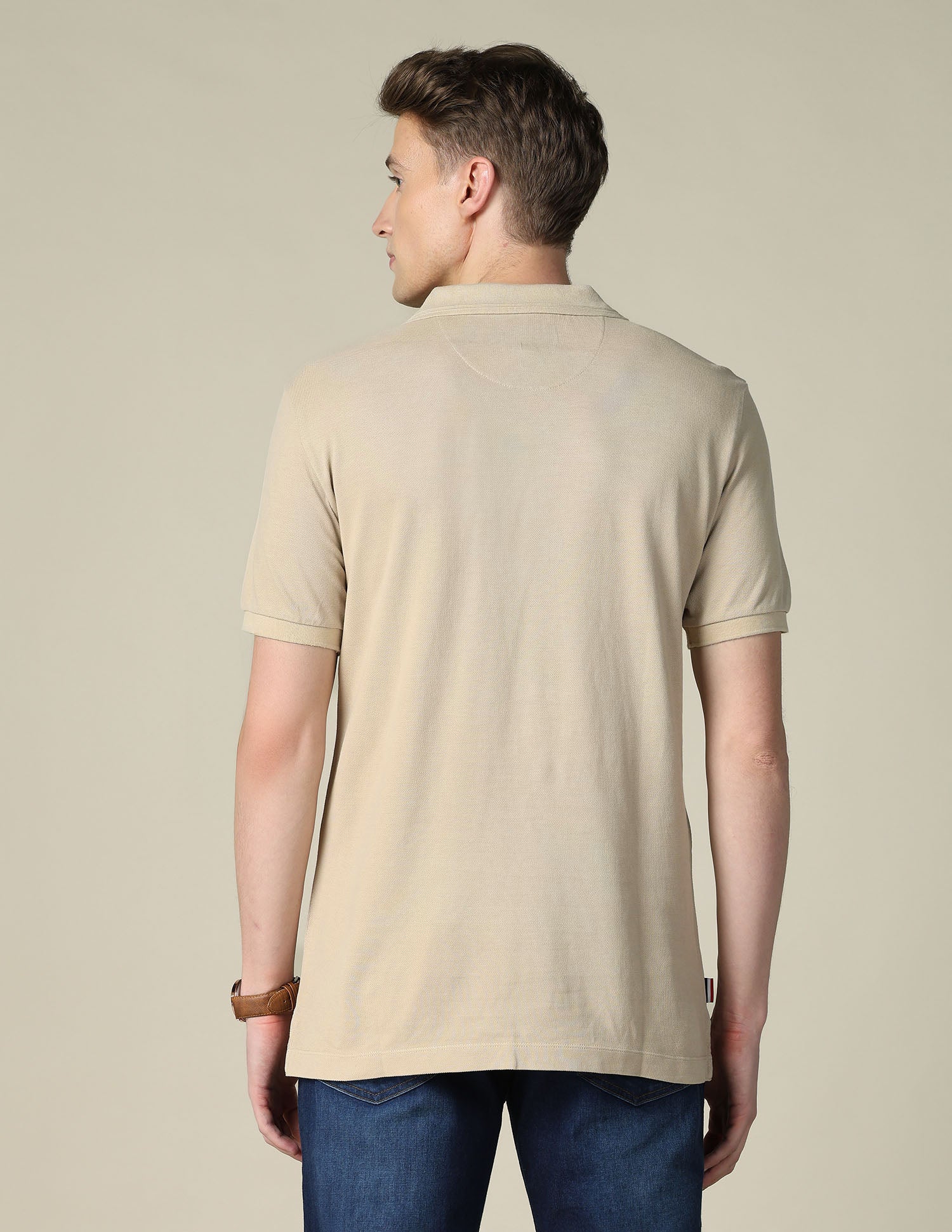 Solid Slim Fit Polo Shirt - Image 5