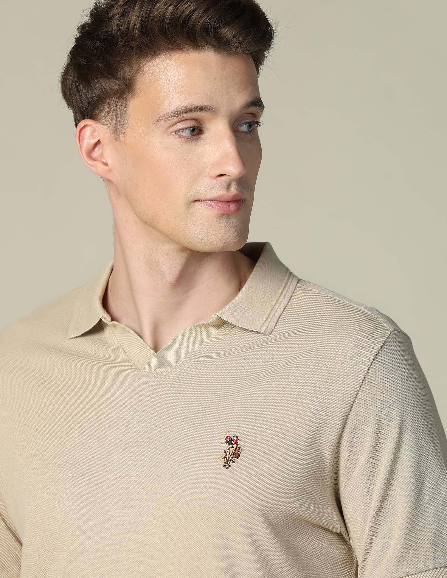 Solid Slim Fit Polo Shirt - Image 7