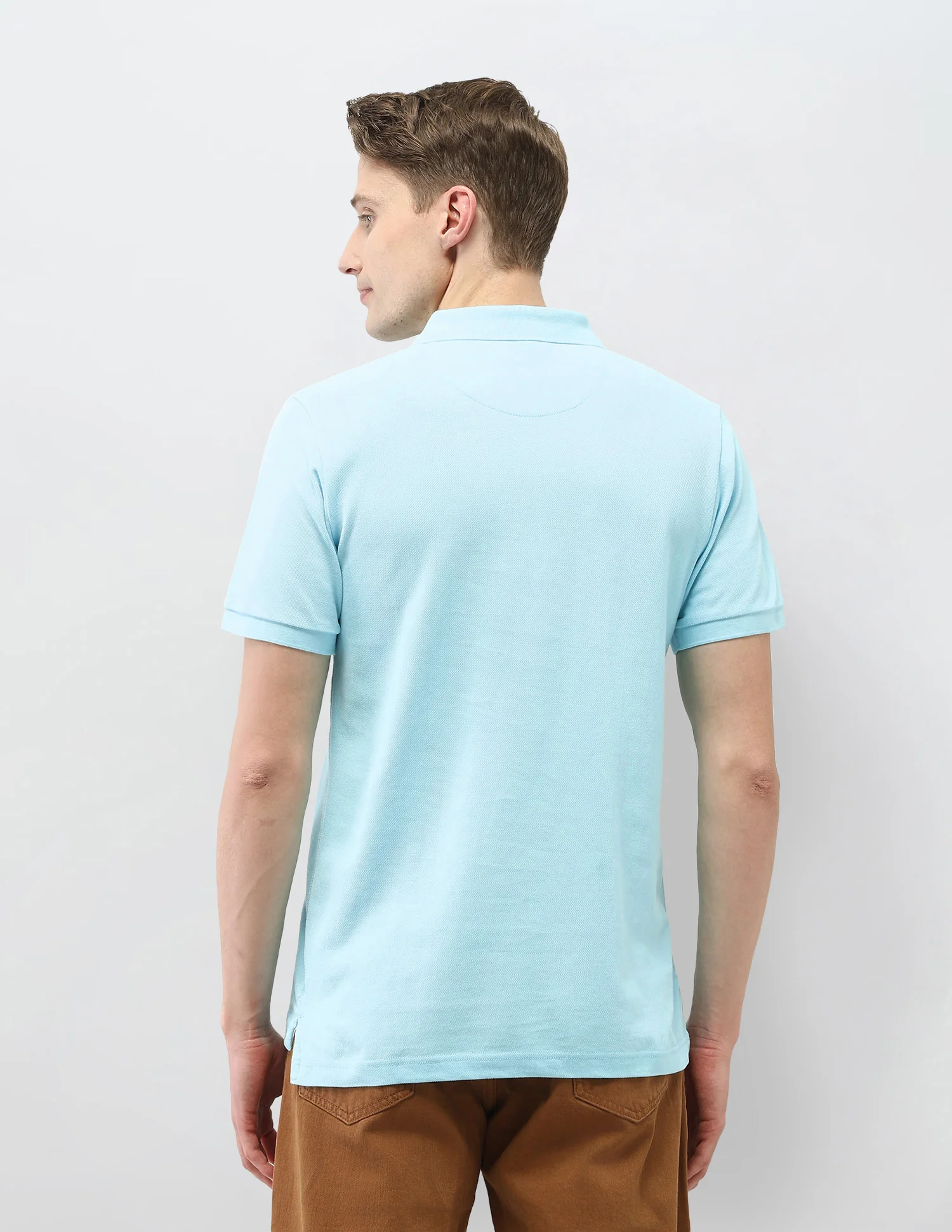 Solid Slim Fit Polo Shirt - Image 5
