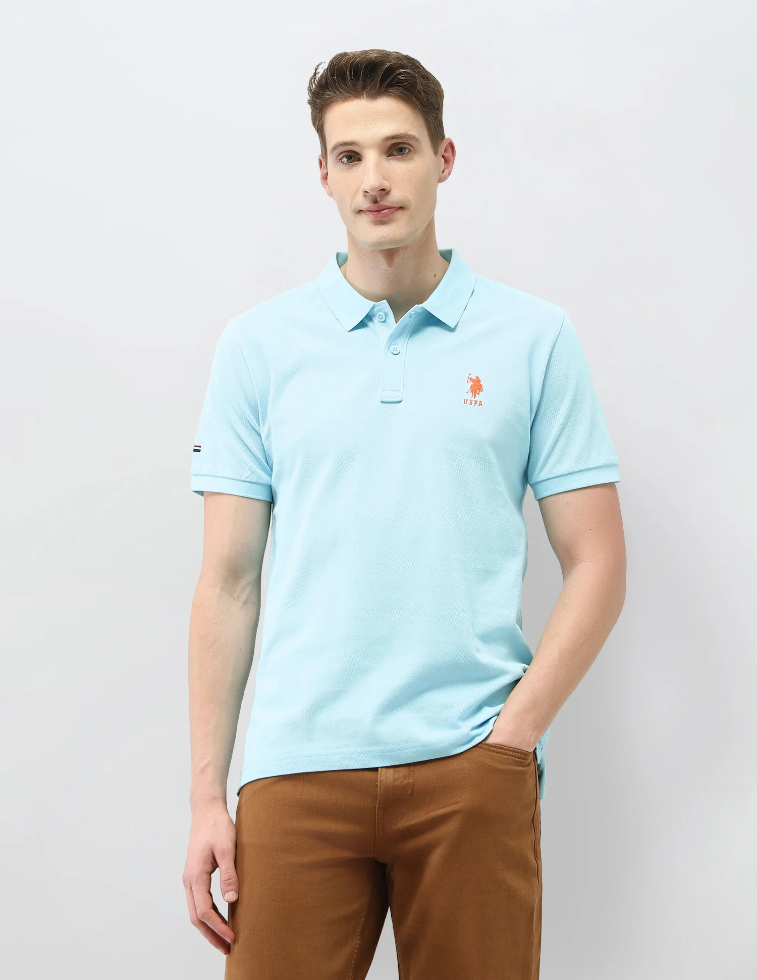 Solid Slim Fit Polo Shirt - Image 6