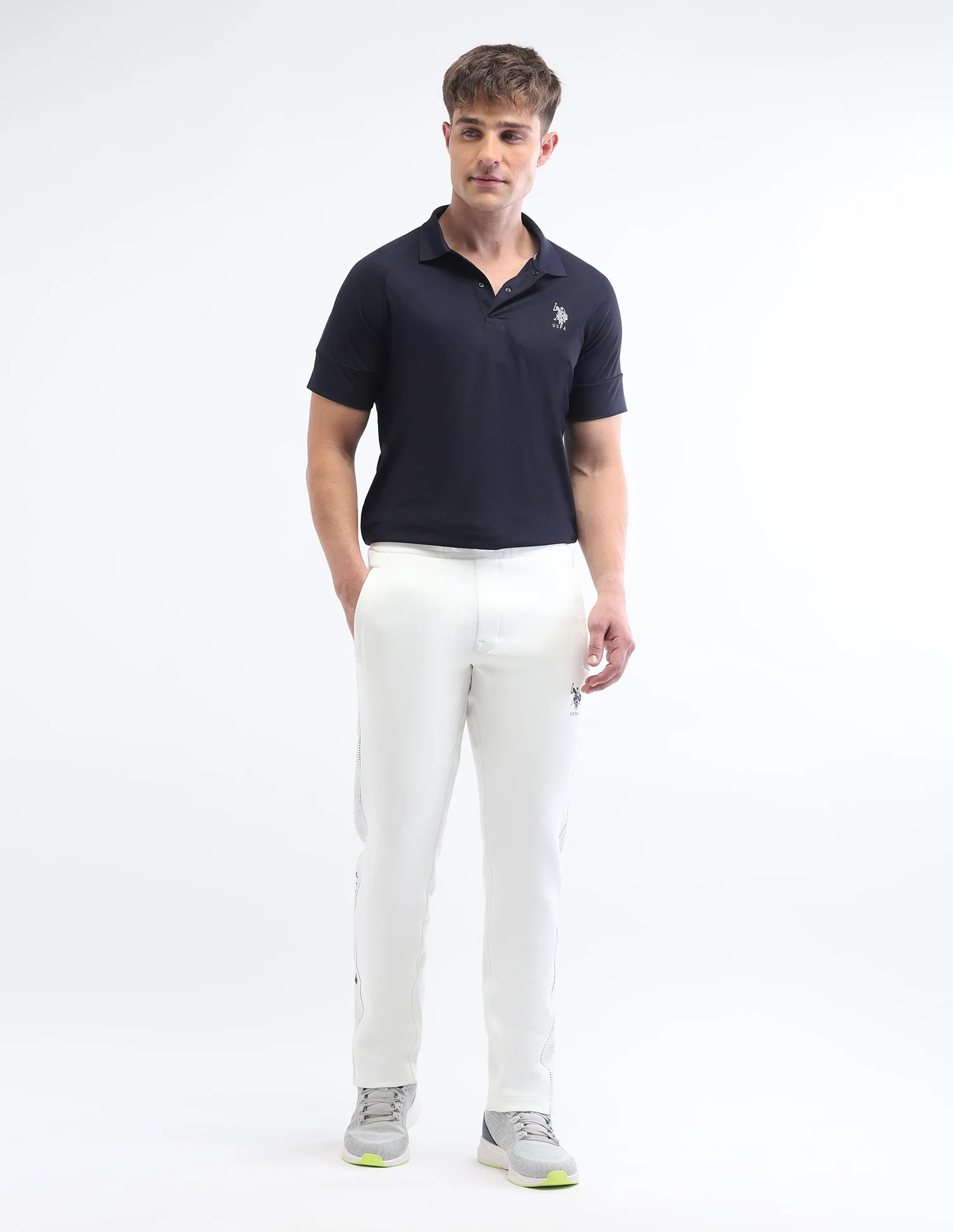 Solid Slim Fit Polo Shirt - Image 3