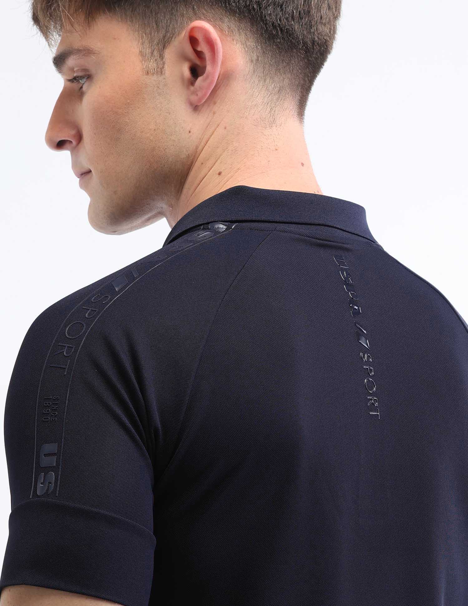 Solid Slim Fit Polo Shirt - Image 8